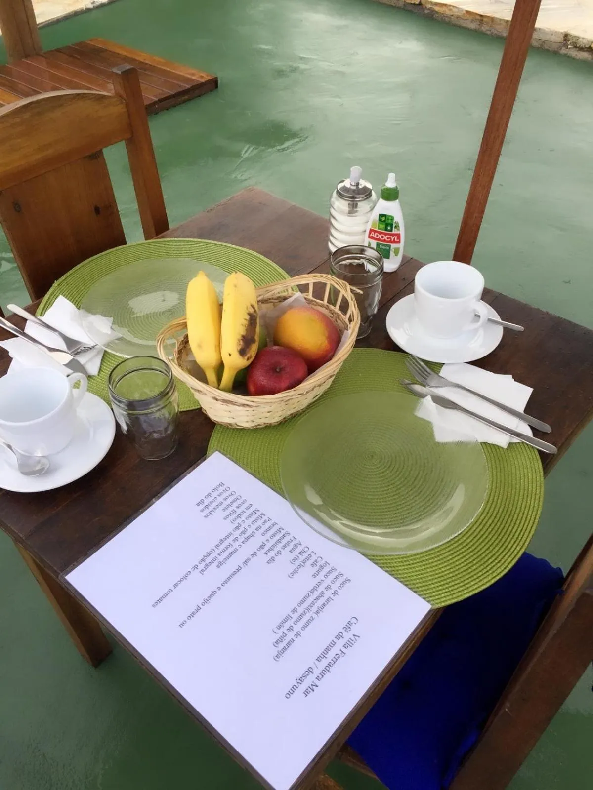 Breakfast in Villa Ferradura Mar