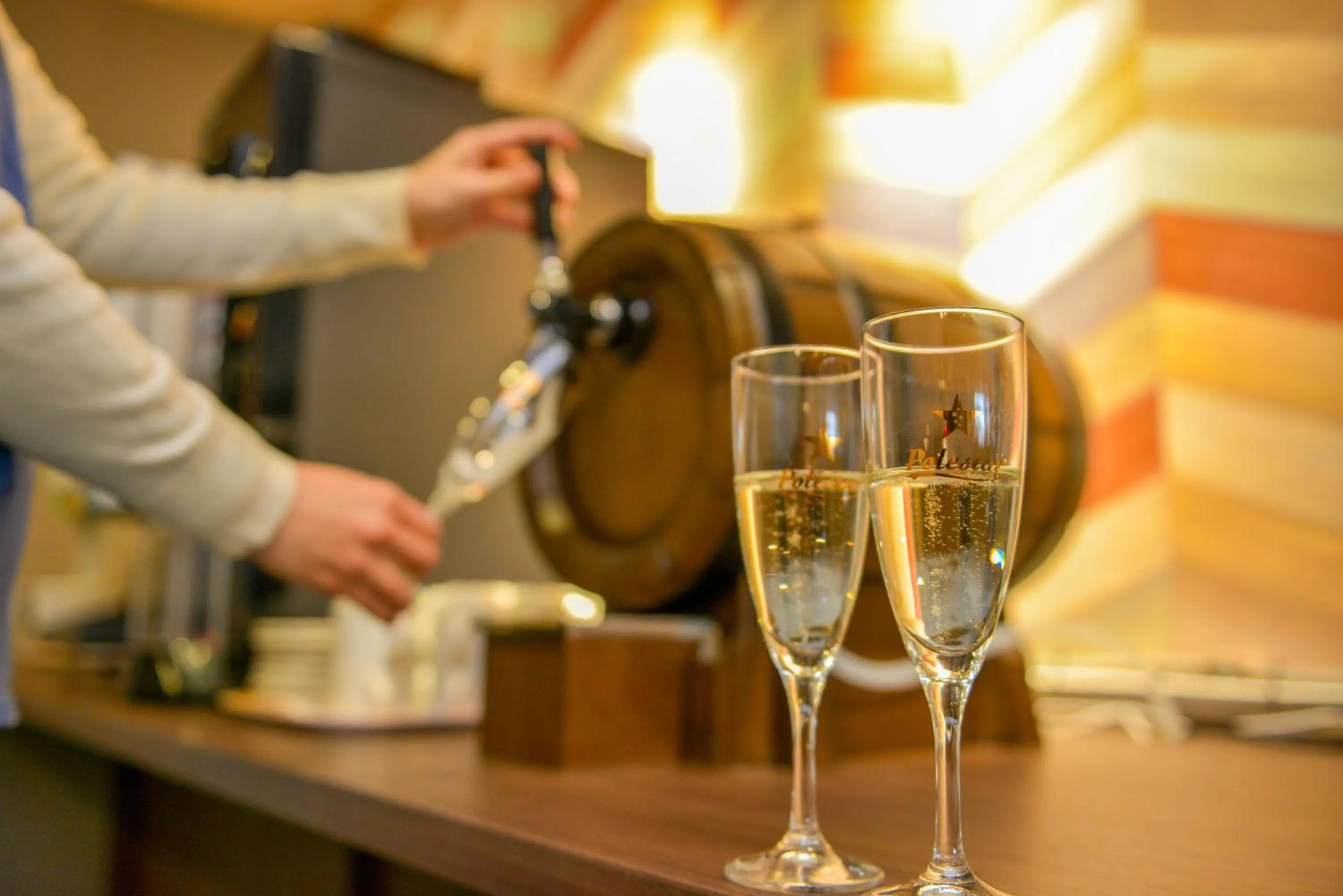 Communal lounge/ TV room in Hotel New Gaea Yanagawa