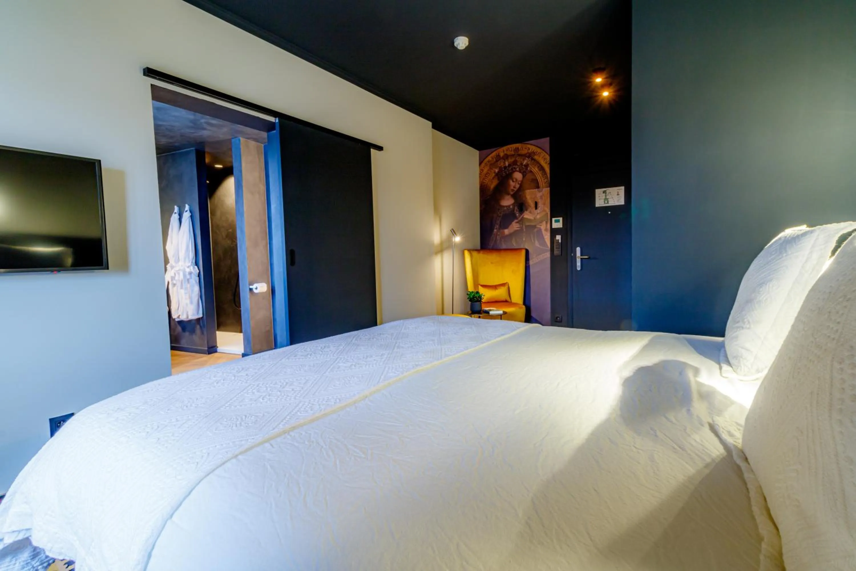 TV and multimedia, Bed in Hotel Montanus