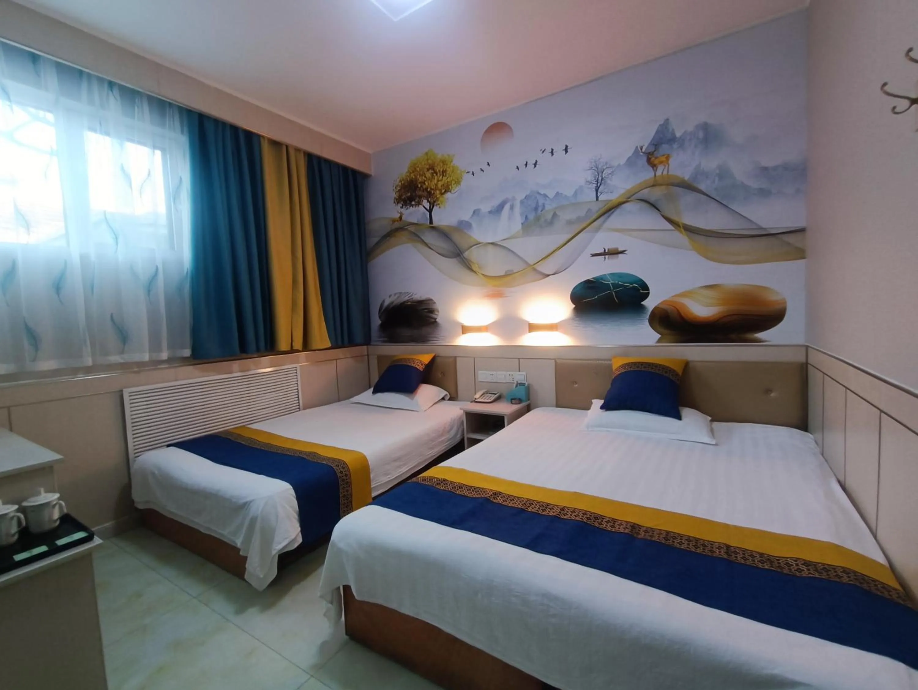 Photo of the whole room, Bed in Qufu Garden Hotel