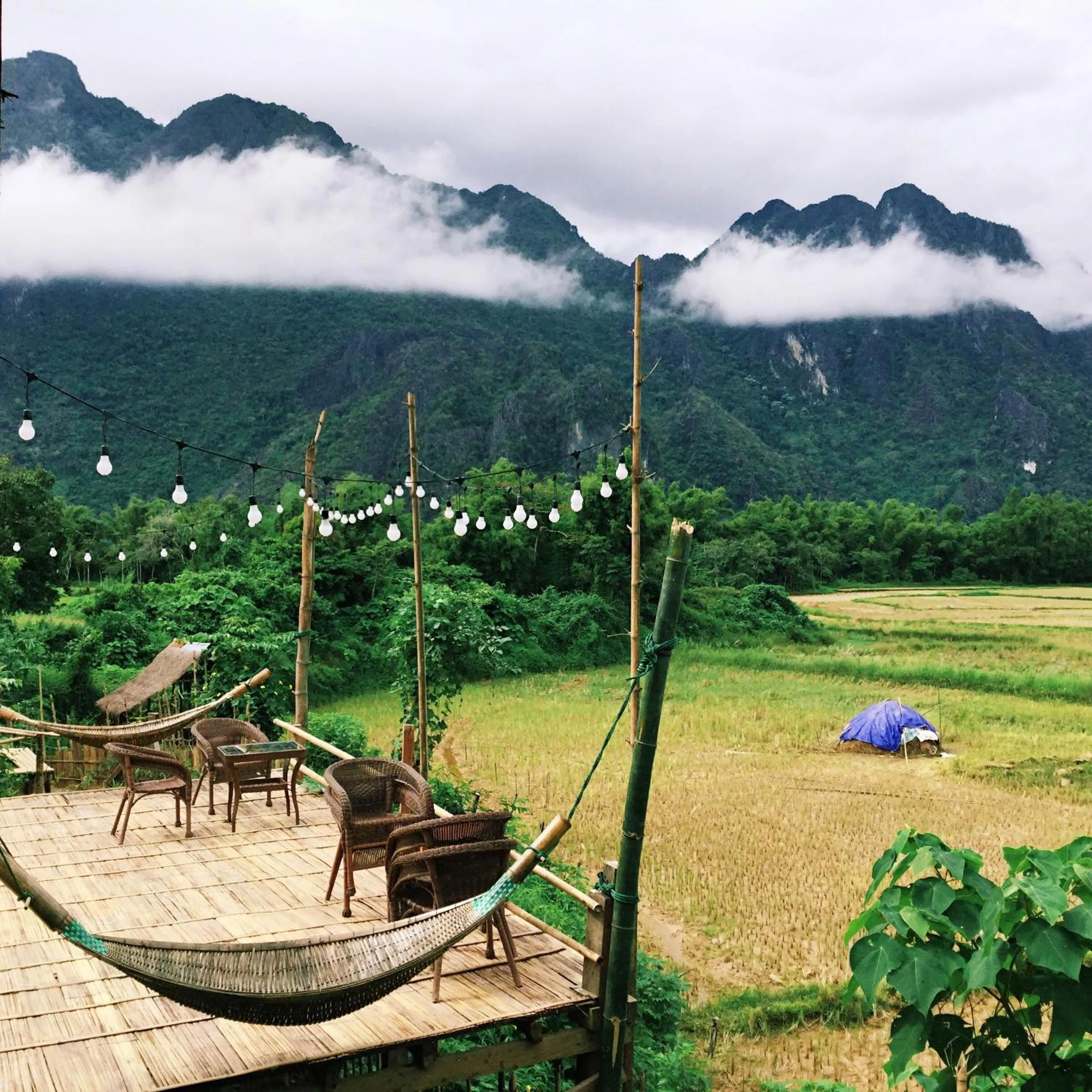 Mountain view in Phoxay Ngam Resort