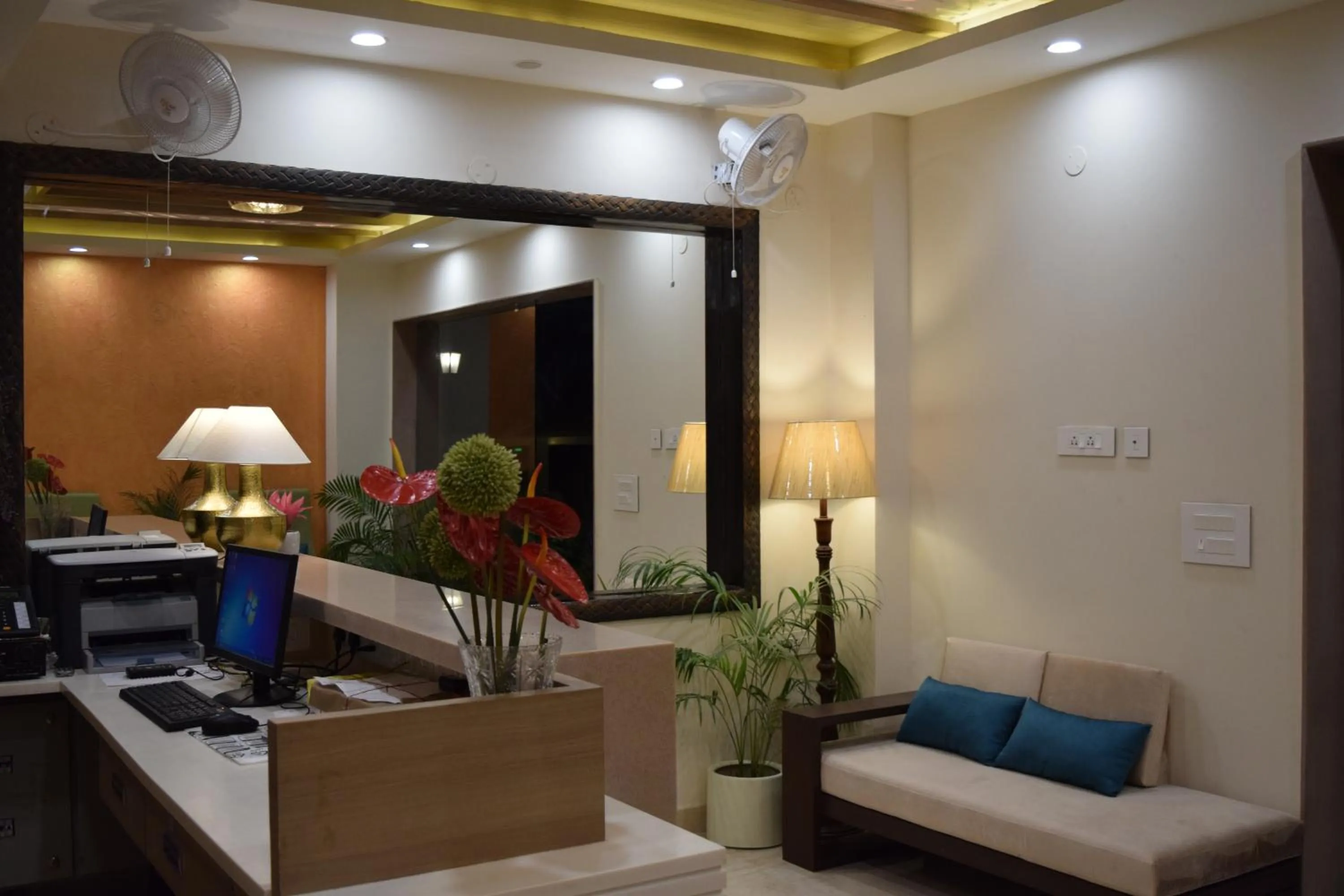 Lobby or reception in De Bougain Villa