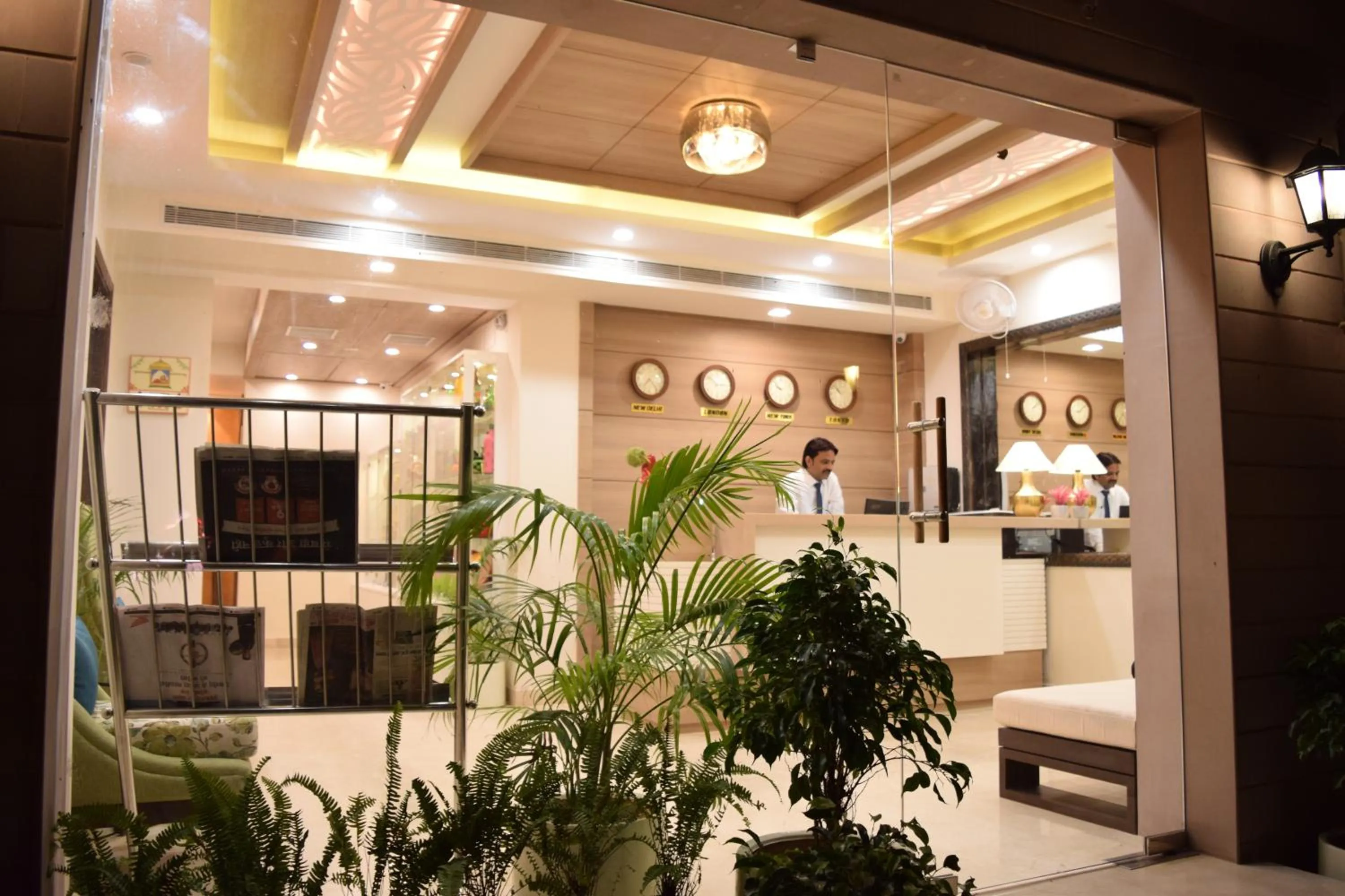 Decorative detail in De Bougain Villa