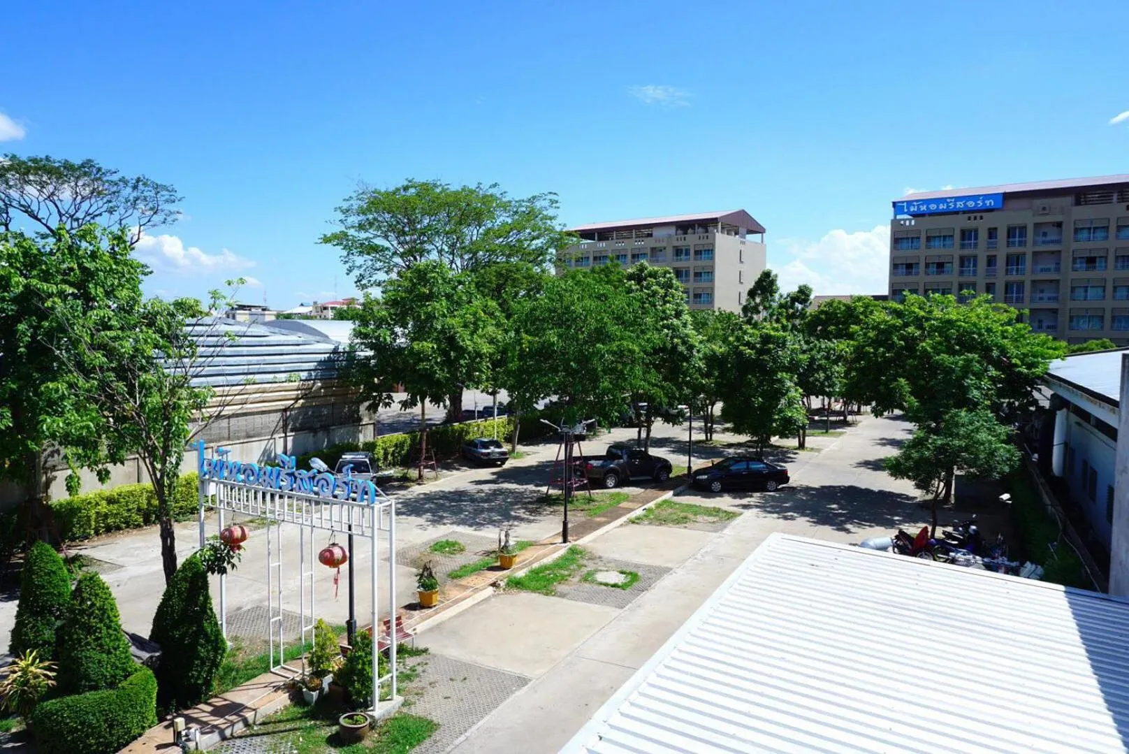 Bird's eye view in Maihom Resort Hotel