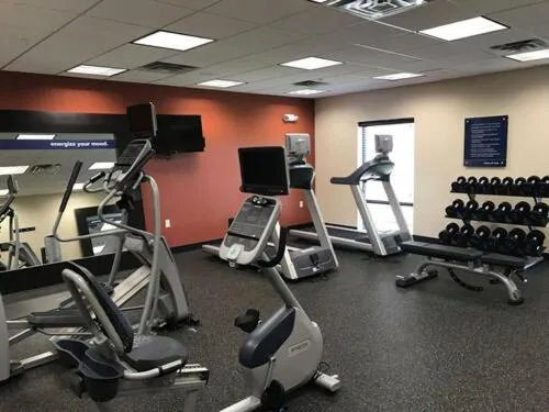Fitness centre/facilities in Hampton Inn & Suites-Moore
