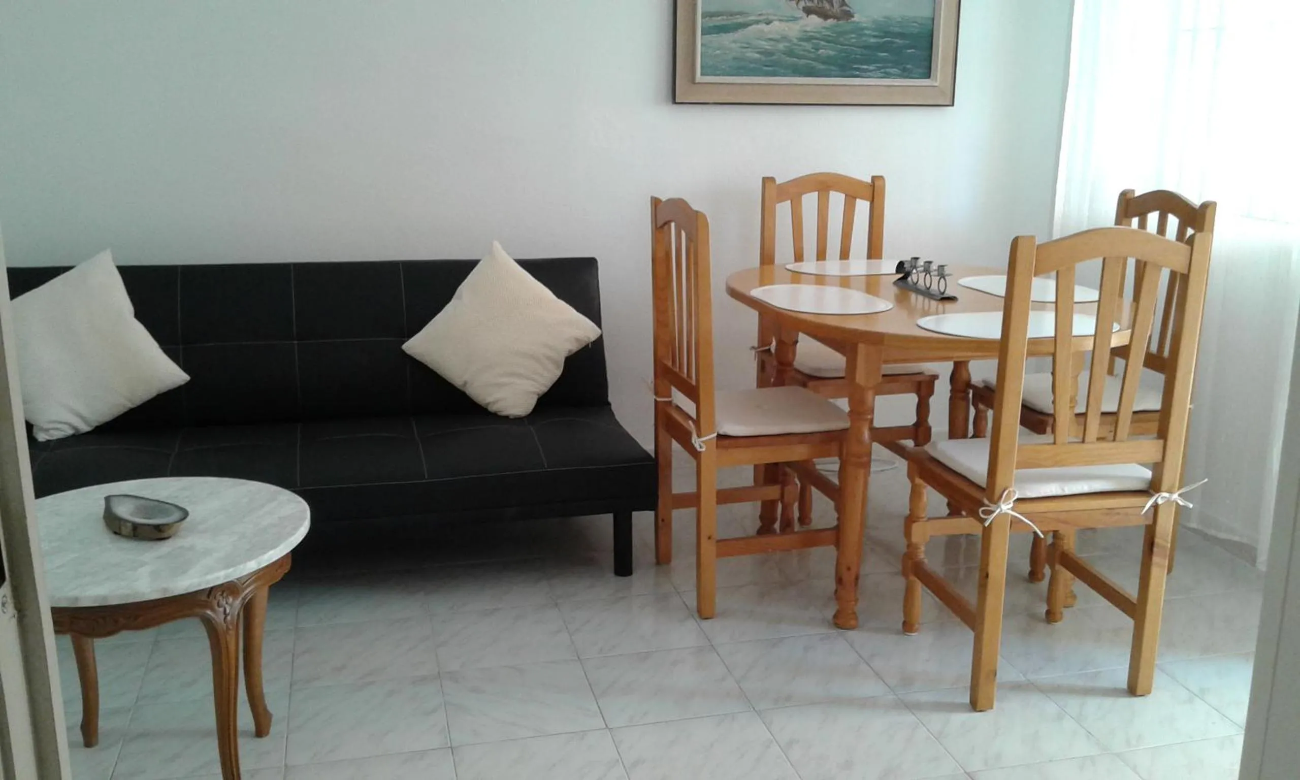 Communal lounge/ TV room in Apartement à La Mata
