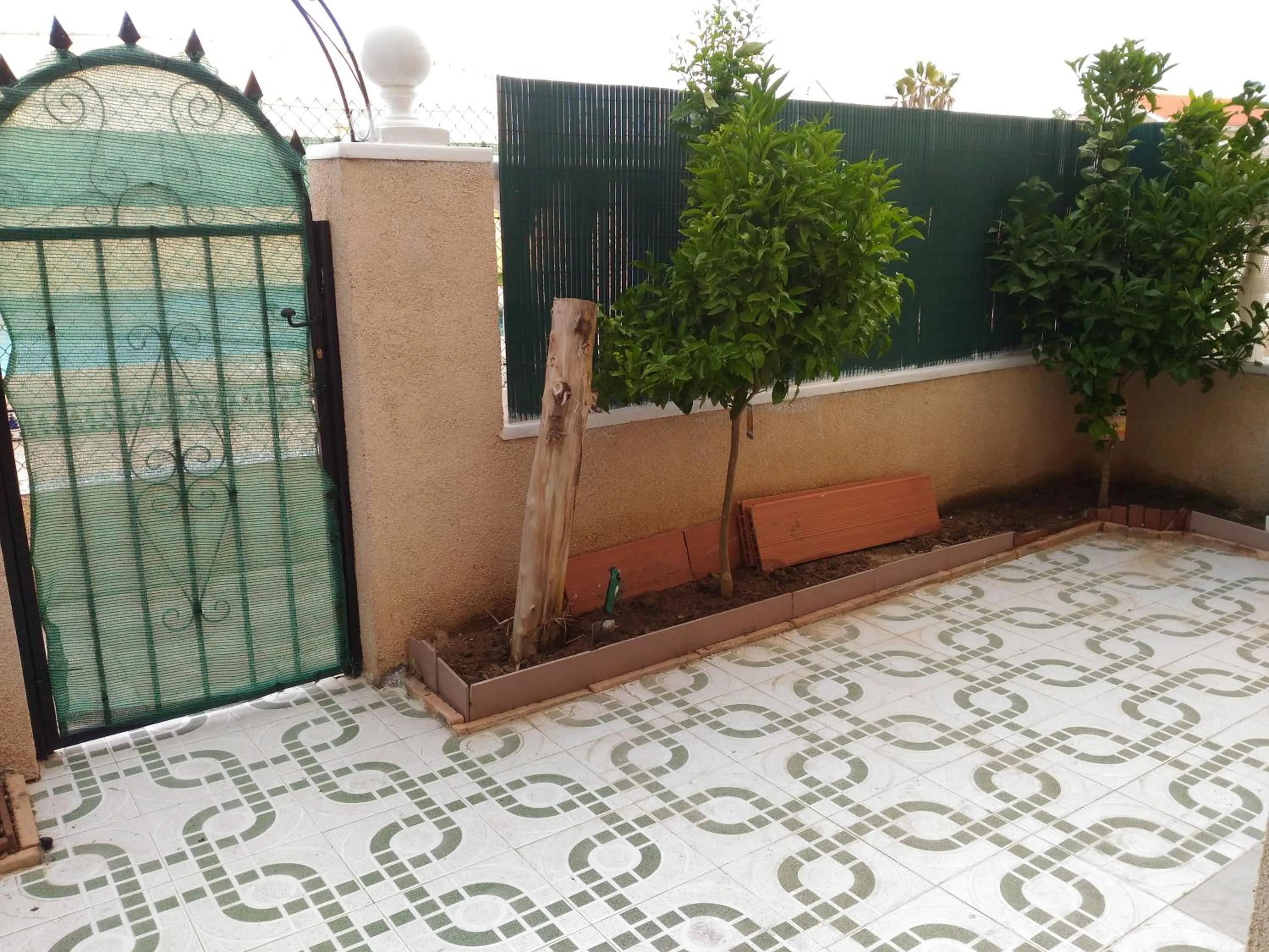Patio in Apartement à La Mata