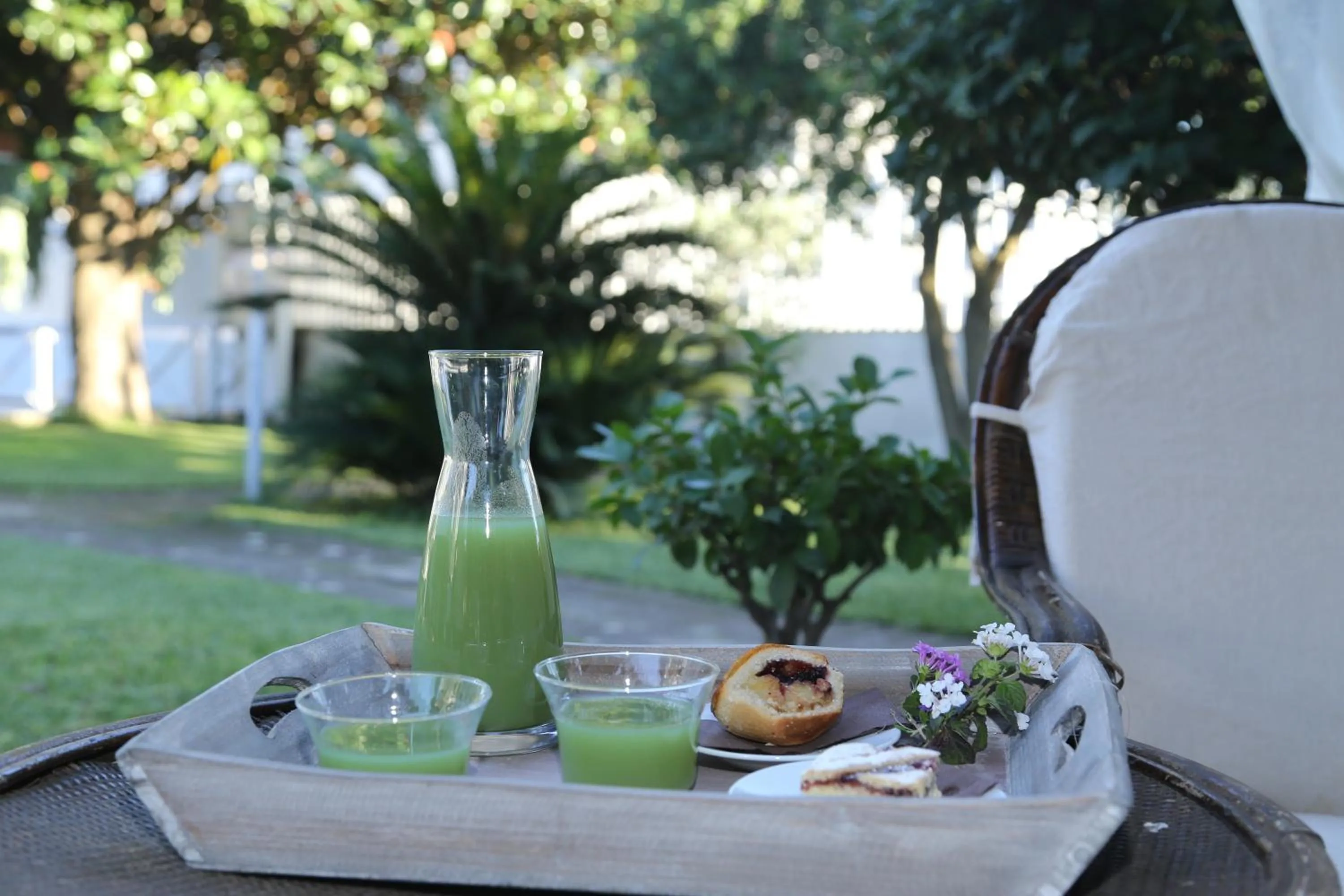 Garden in B&B Maison Blanche