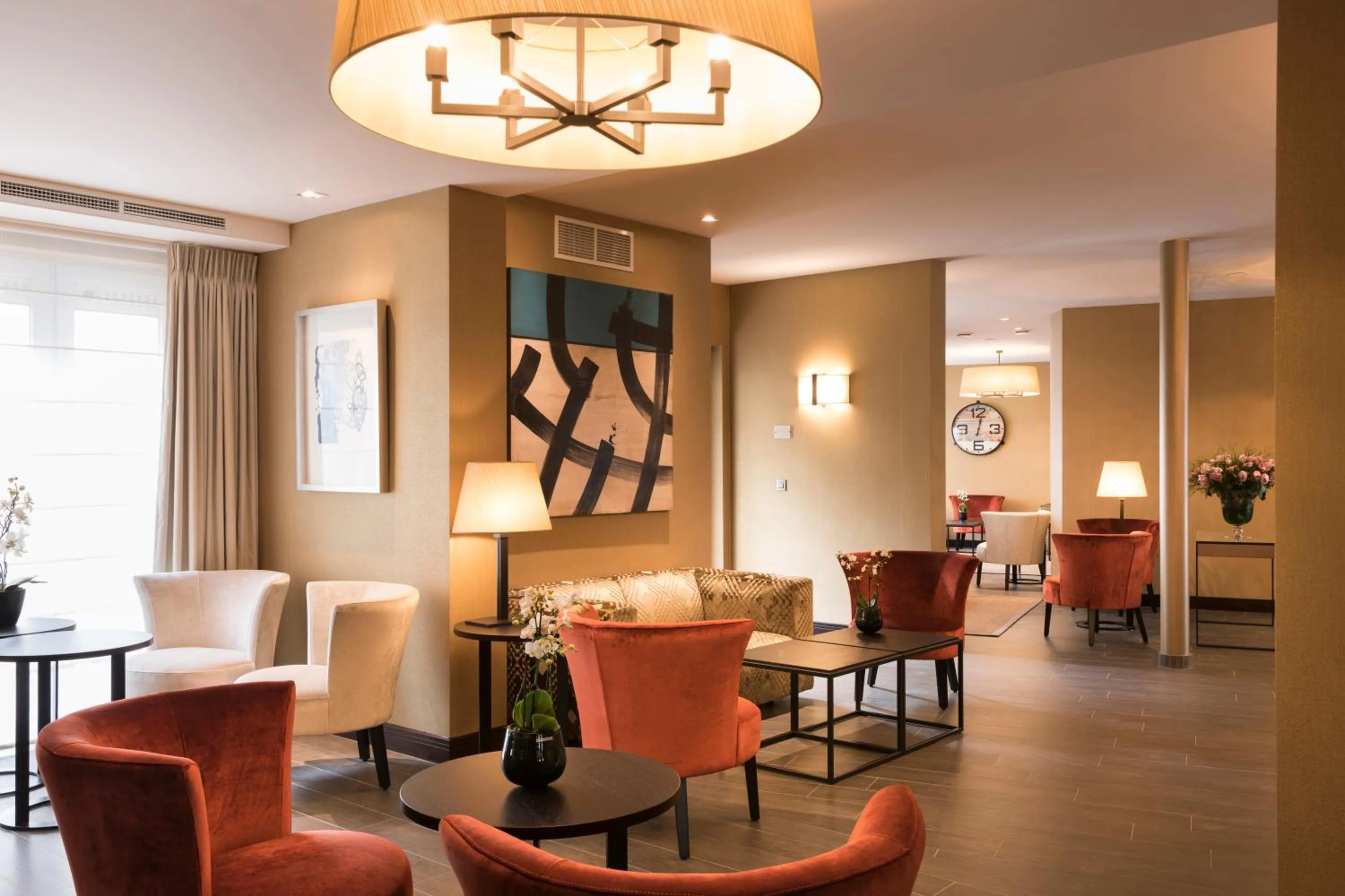 Lobby or reception in Hotel Aragon