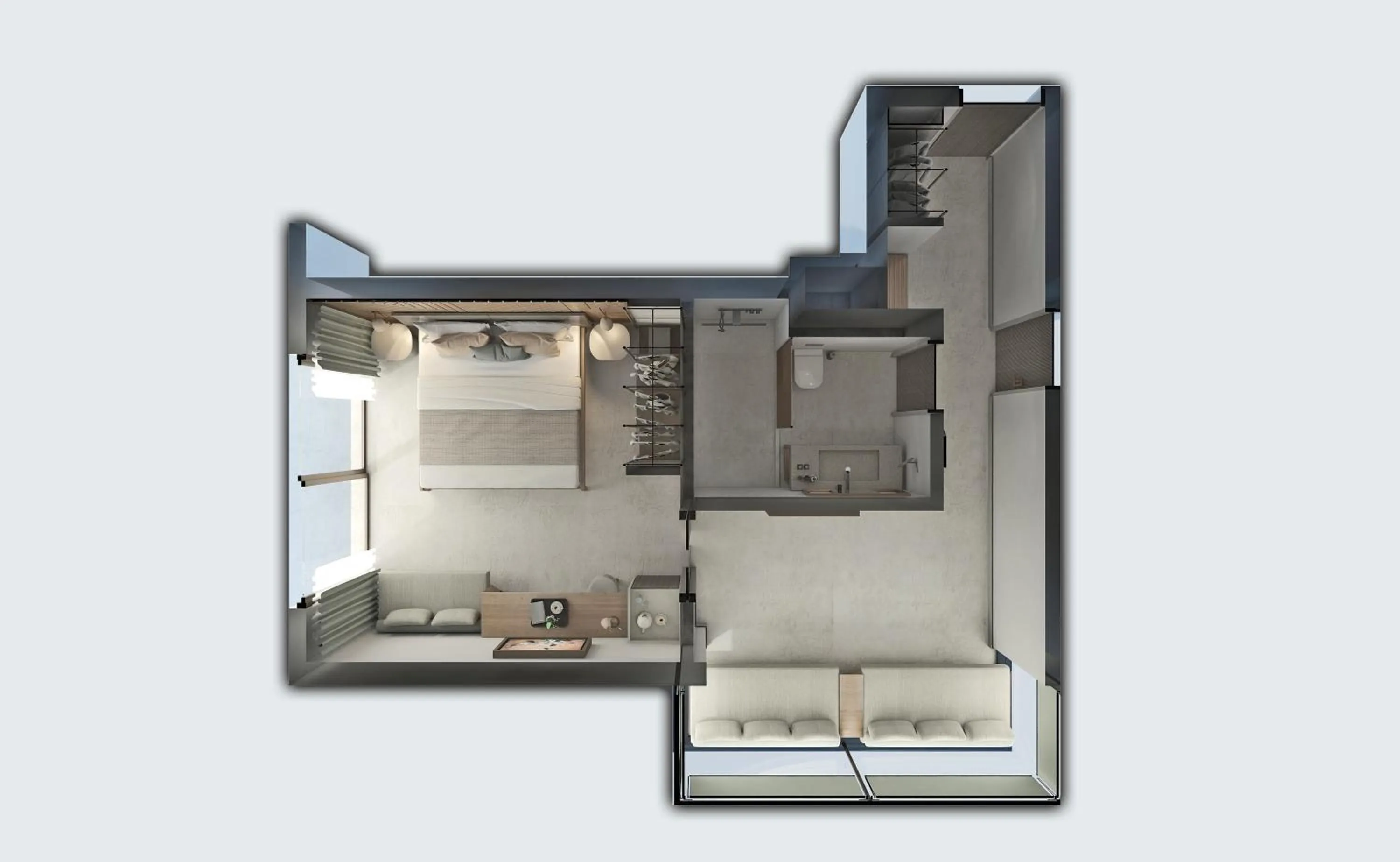 Living room in Paloma Orenda