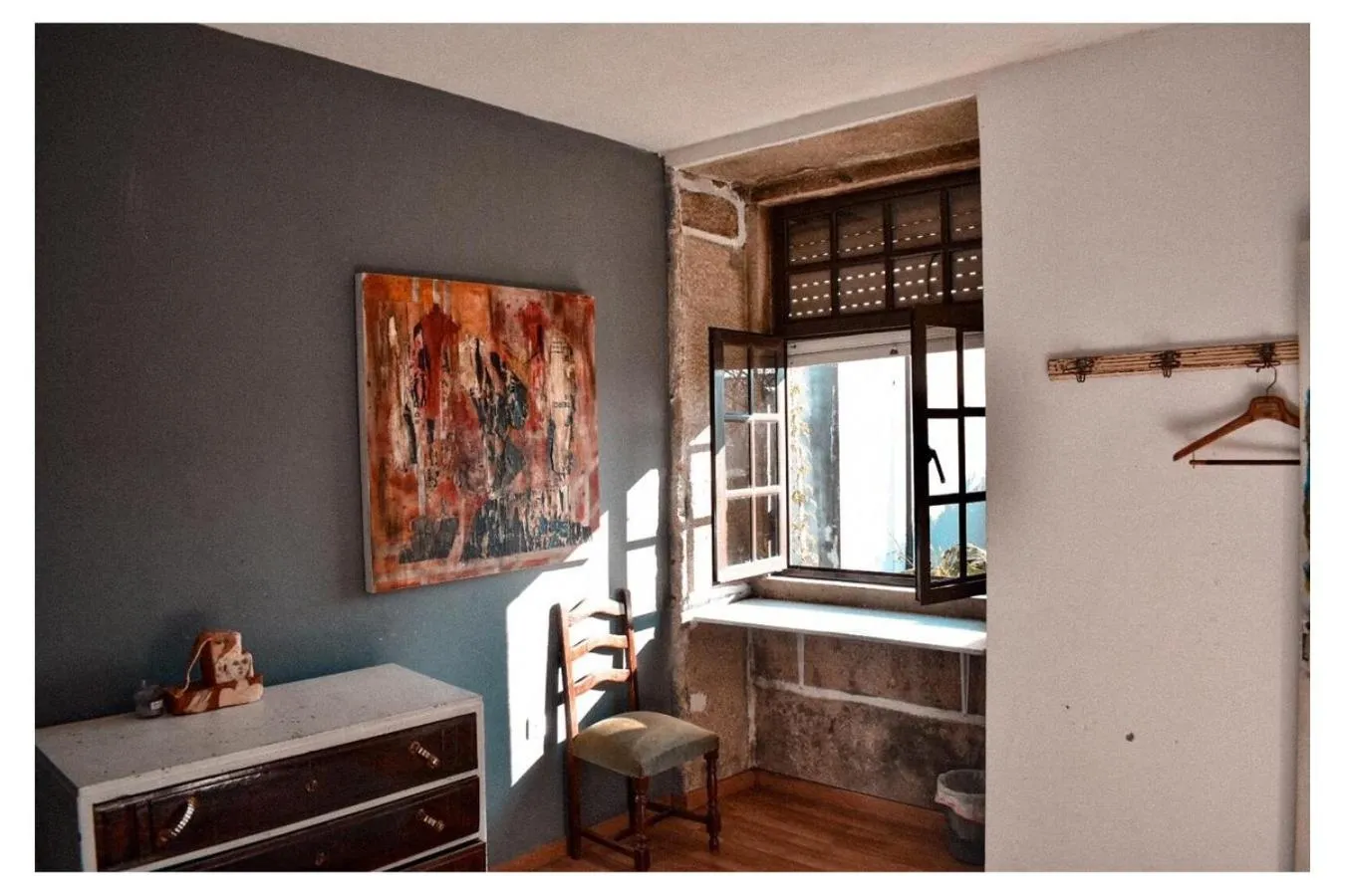 Garden view in Family Adams House Hostel