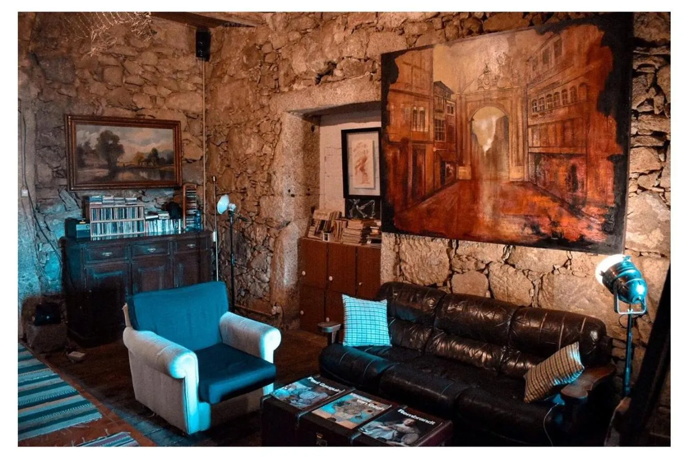 Living room in Family Adams House Hostel