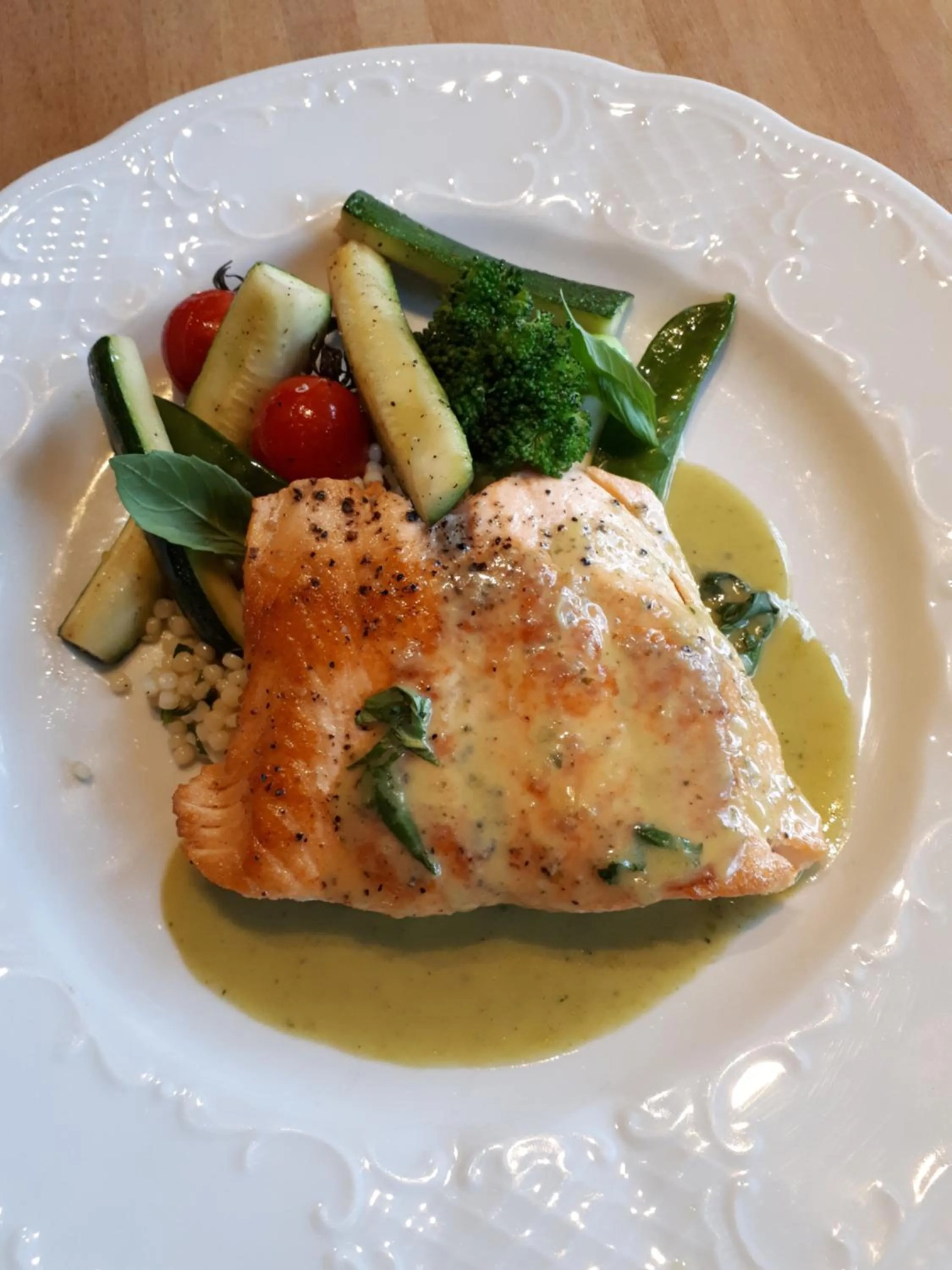 Dinner in Hotel Restaurant The Kings Head Inn