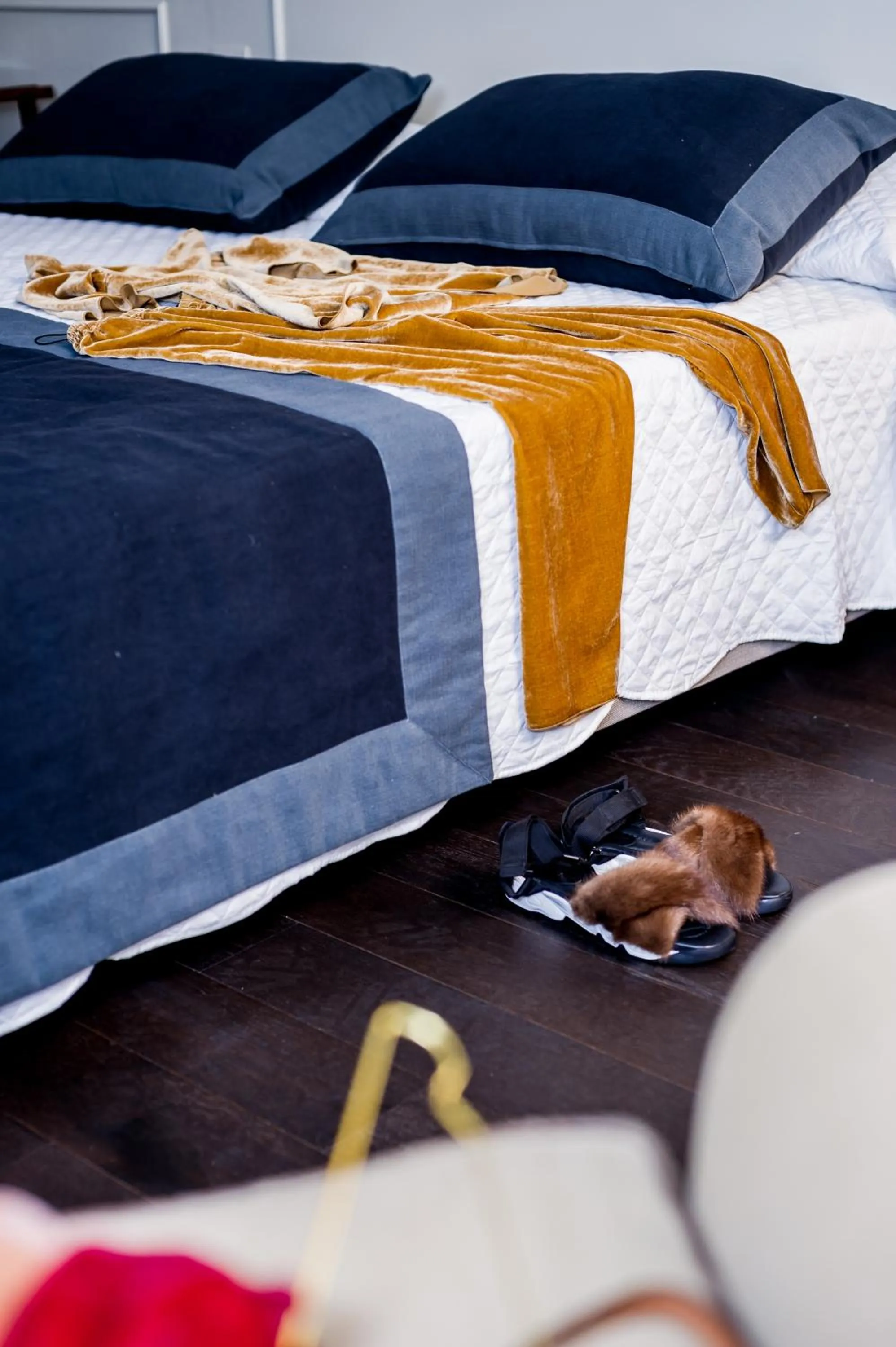 Bed in Arnobio Florence Suites