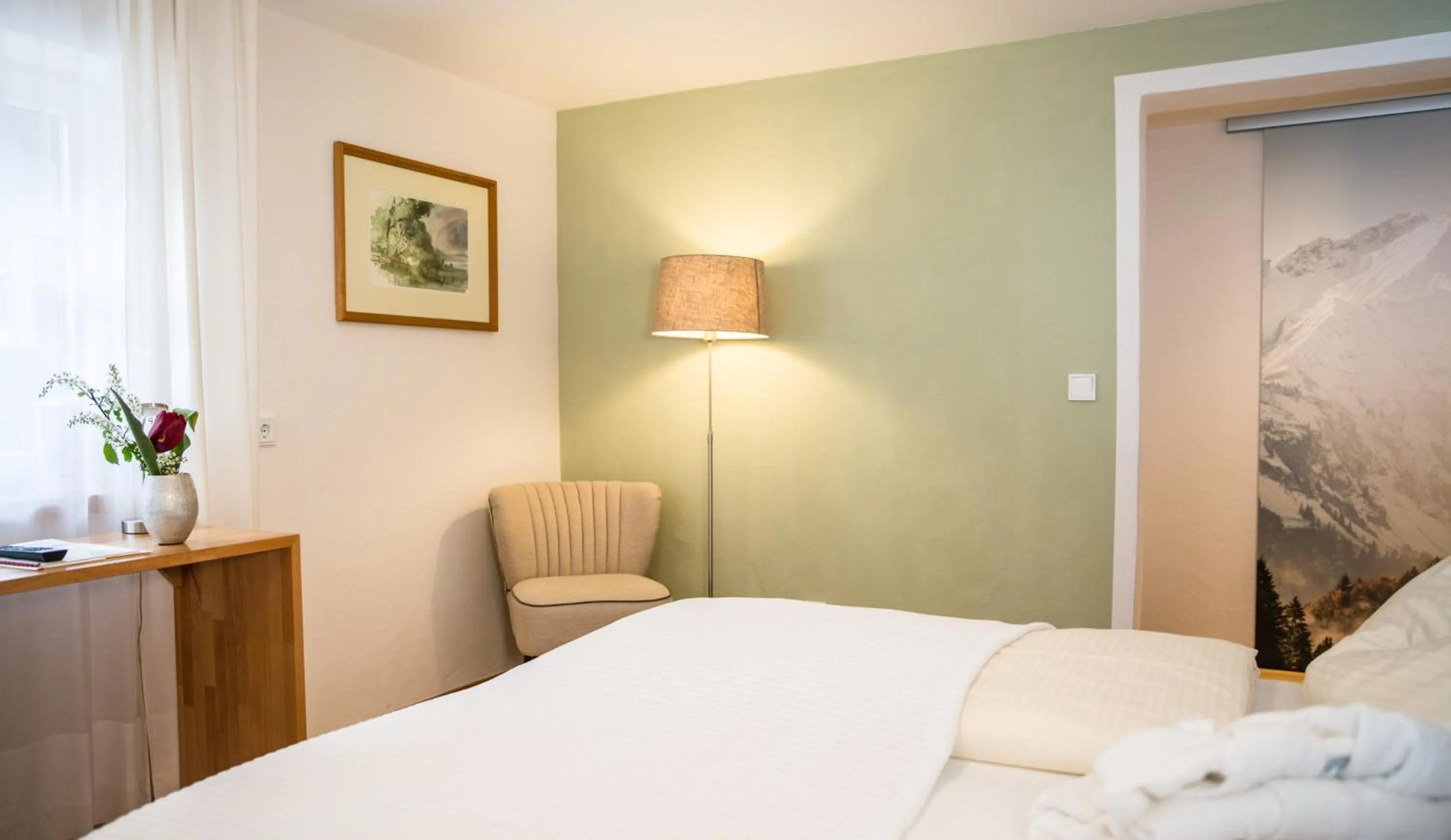 Bed in Landhaus Alger