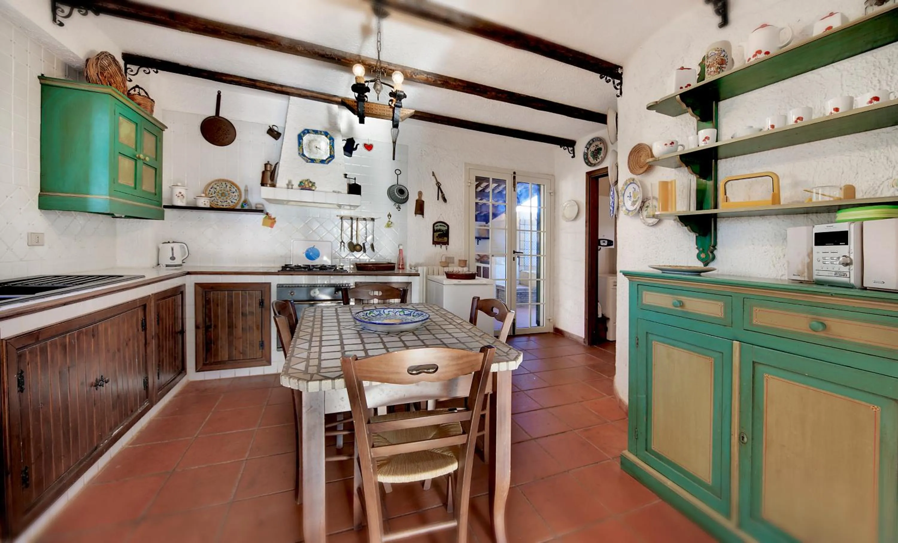 Kitchen or kitchenette in Villa Palma
