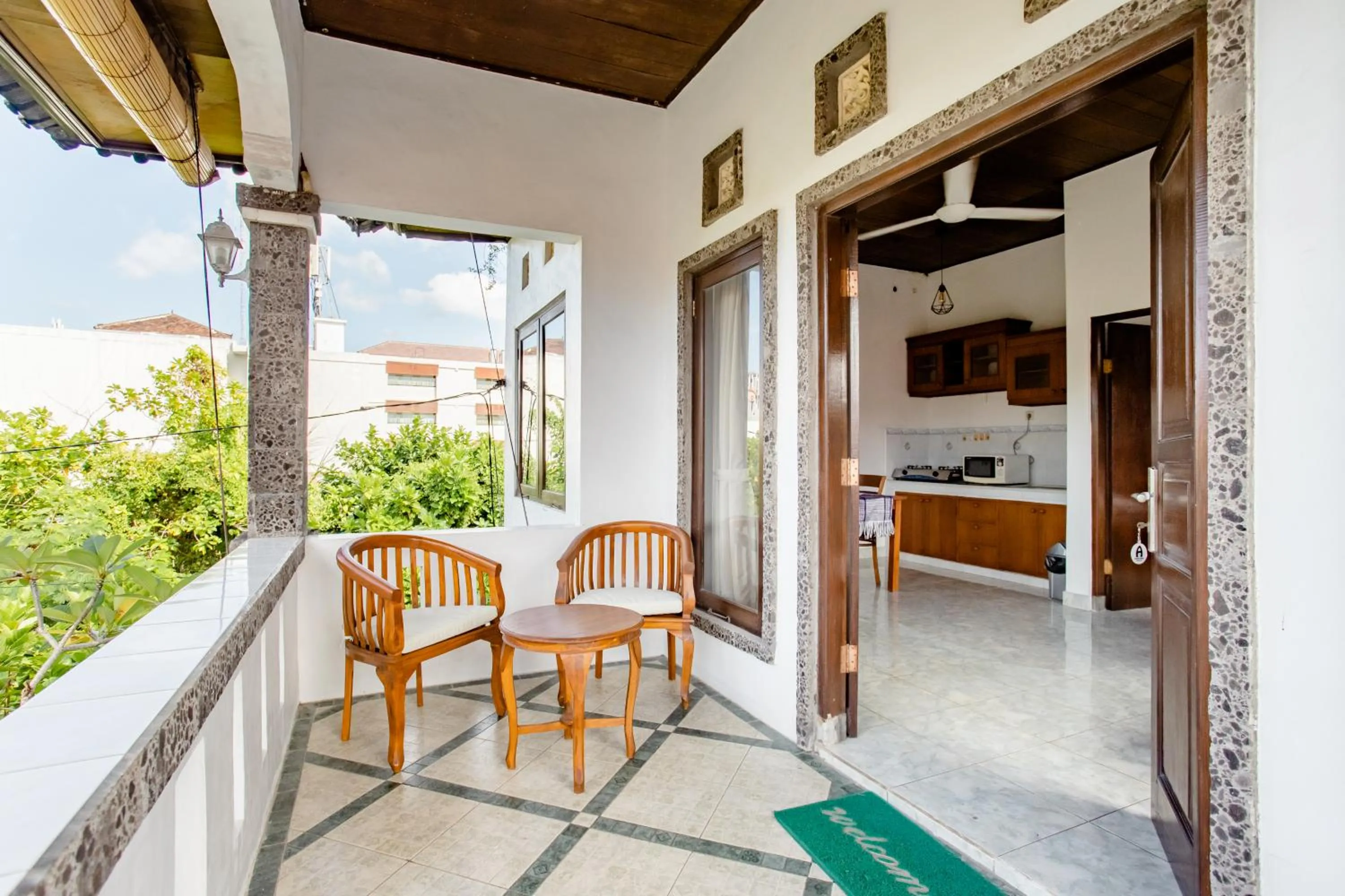 Balcony/Terrace in Rumah Akira Seminyak