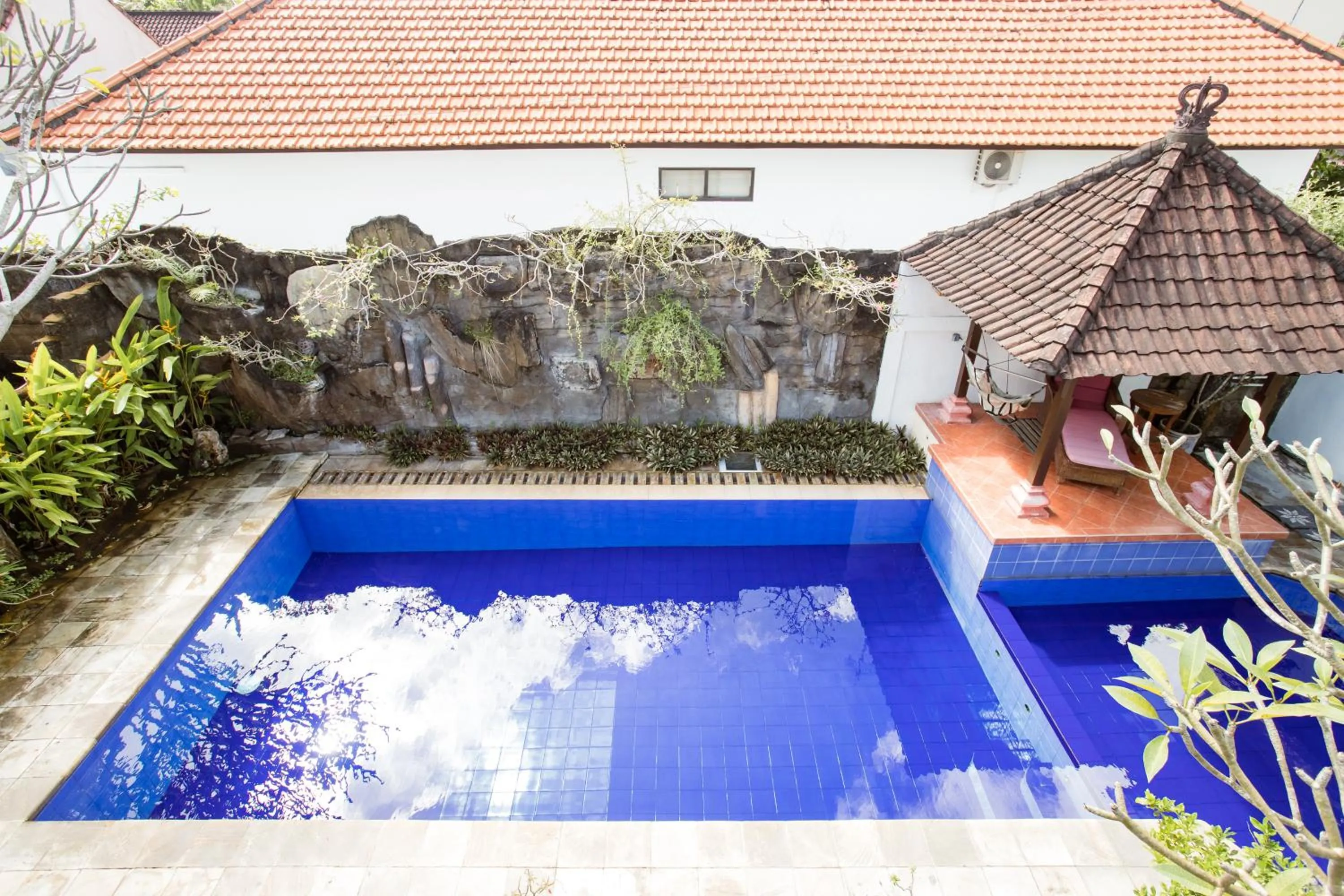 Pool view in Rumah Akira Seminyak