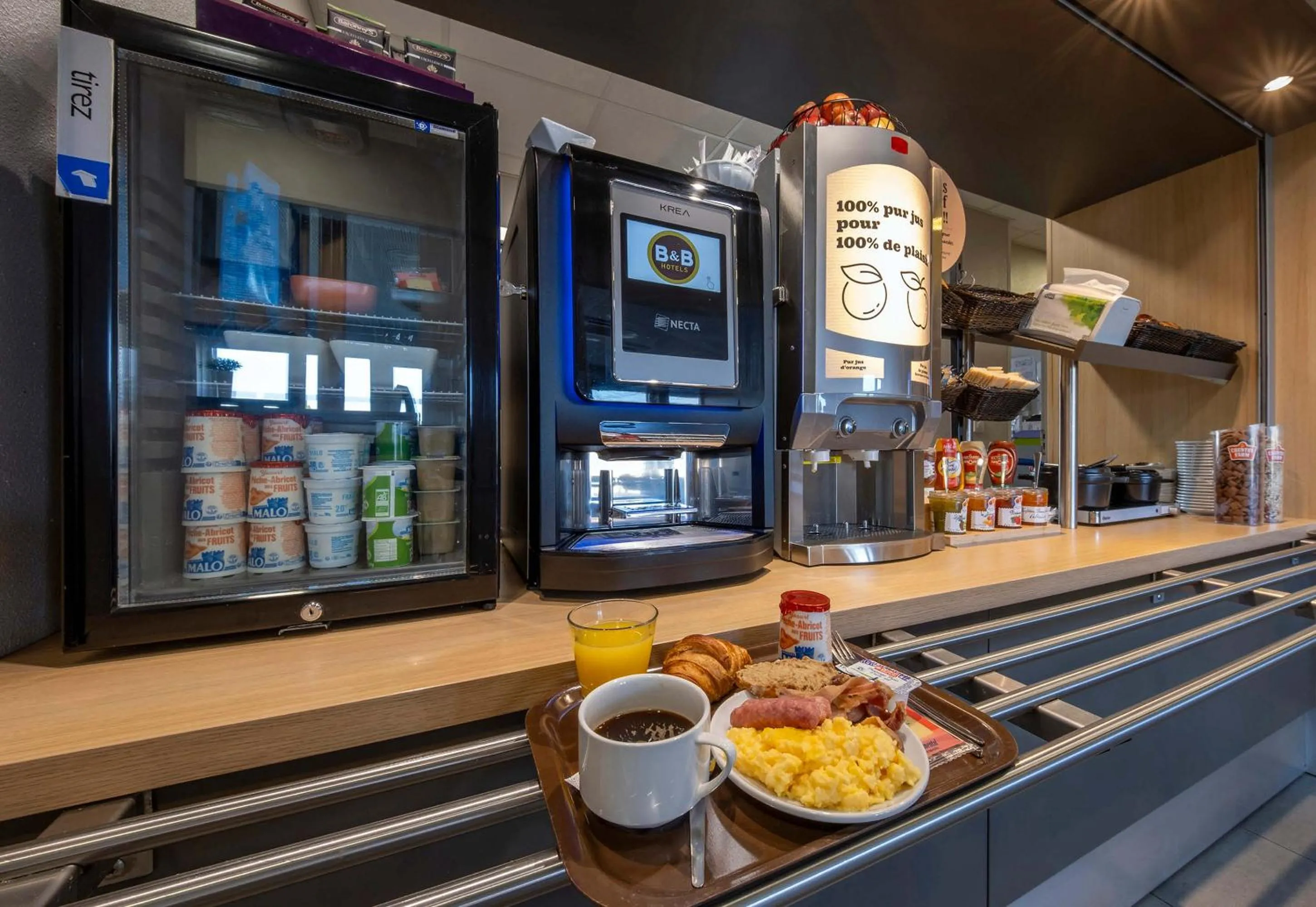 Buffet breakfast in B&B HOTEL Royan La Palmyre