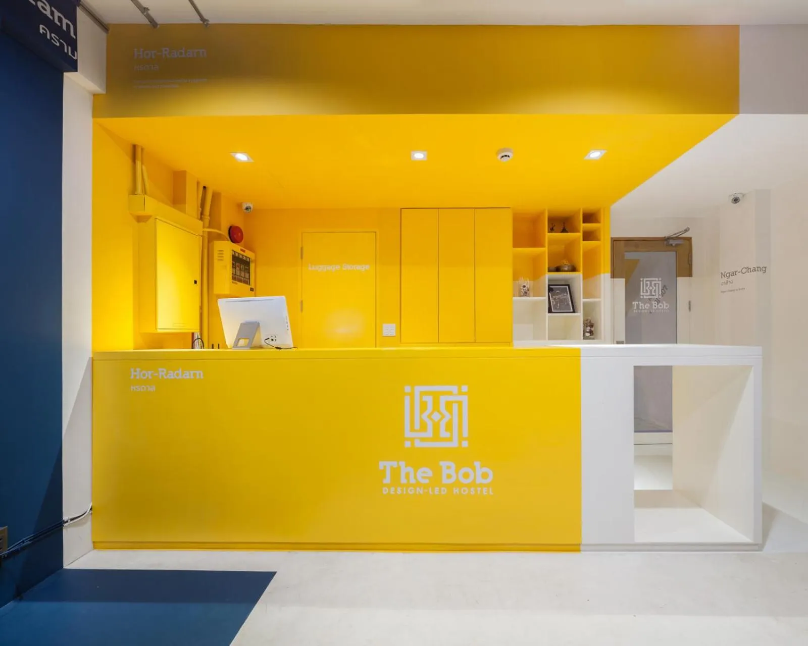 Lobby or reception in BoB Hostel บ็อบโฮสเทล