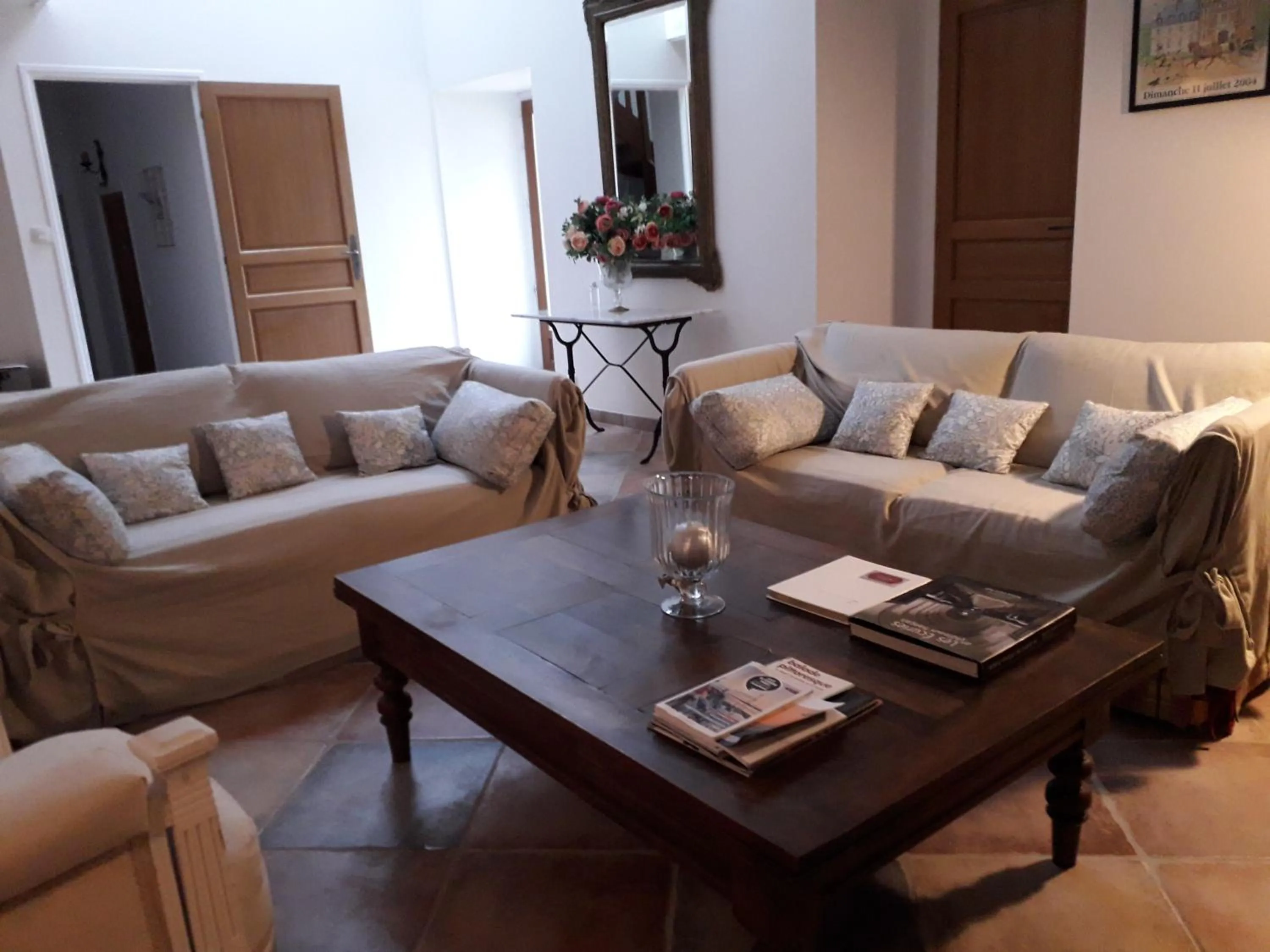 Living room in Les chambres du Manoir de Kerhel