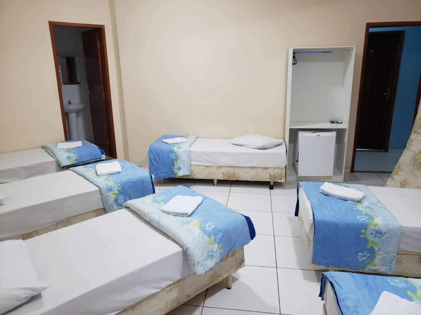 Bed in Hotel Divino Pai Eterno