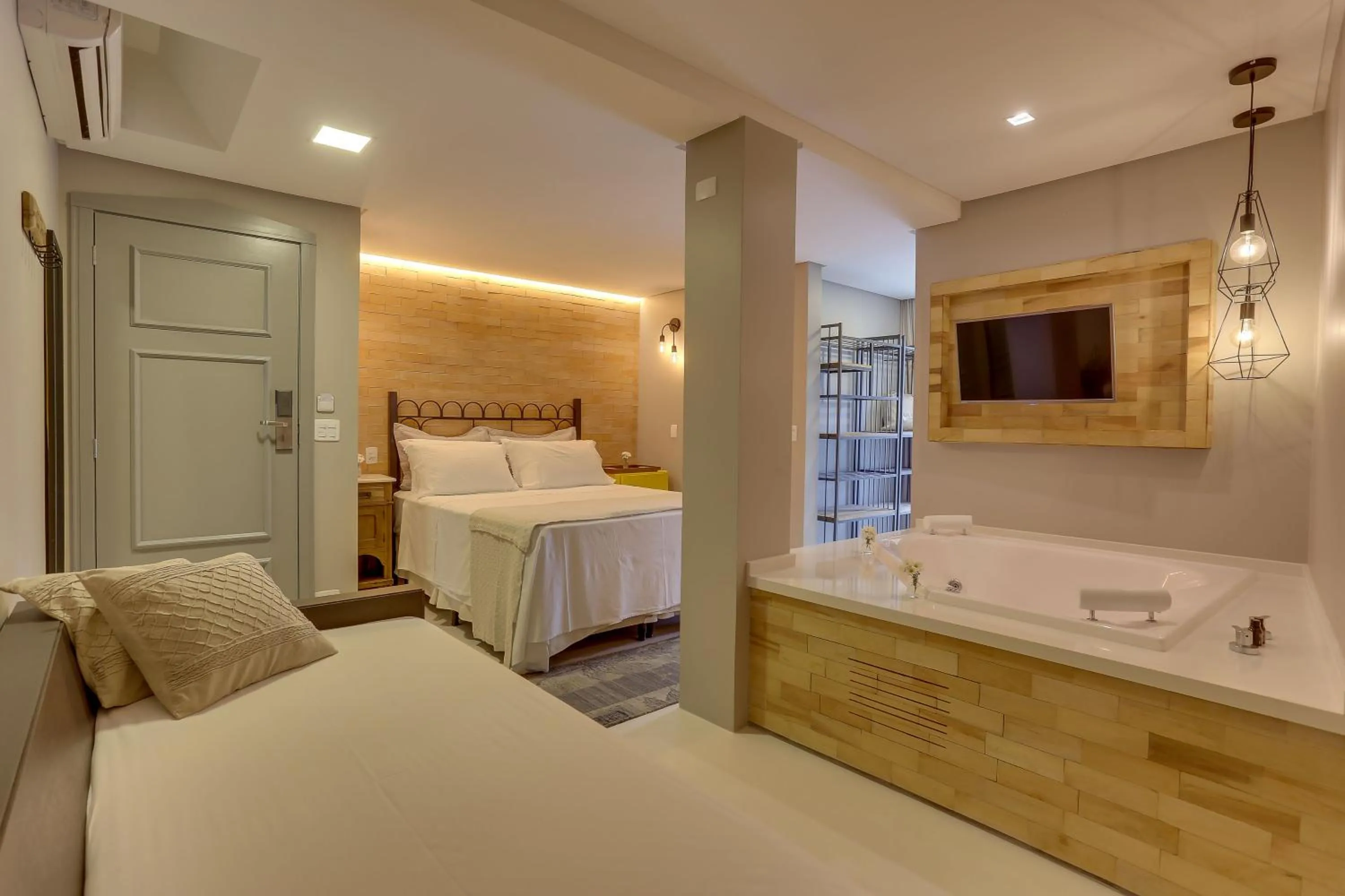 Bed in Solar Beach Hotel