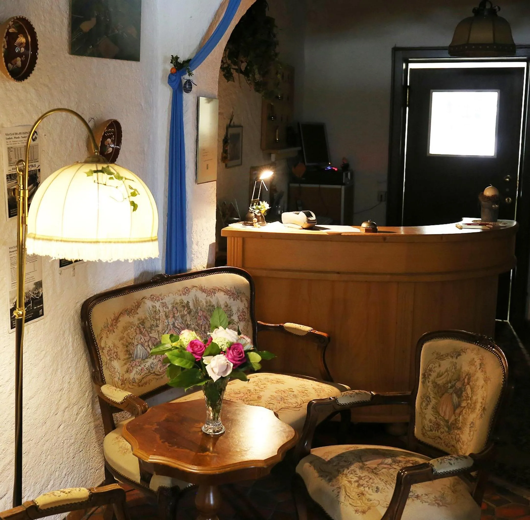Lobby or reception in Hotel Boarding House Hohenwart