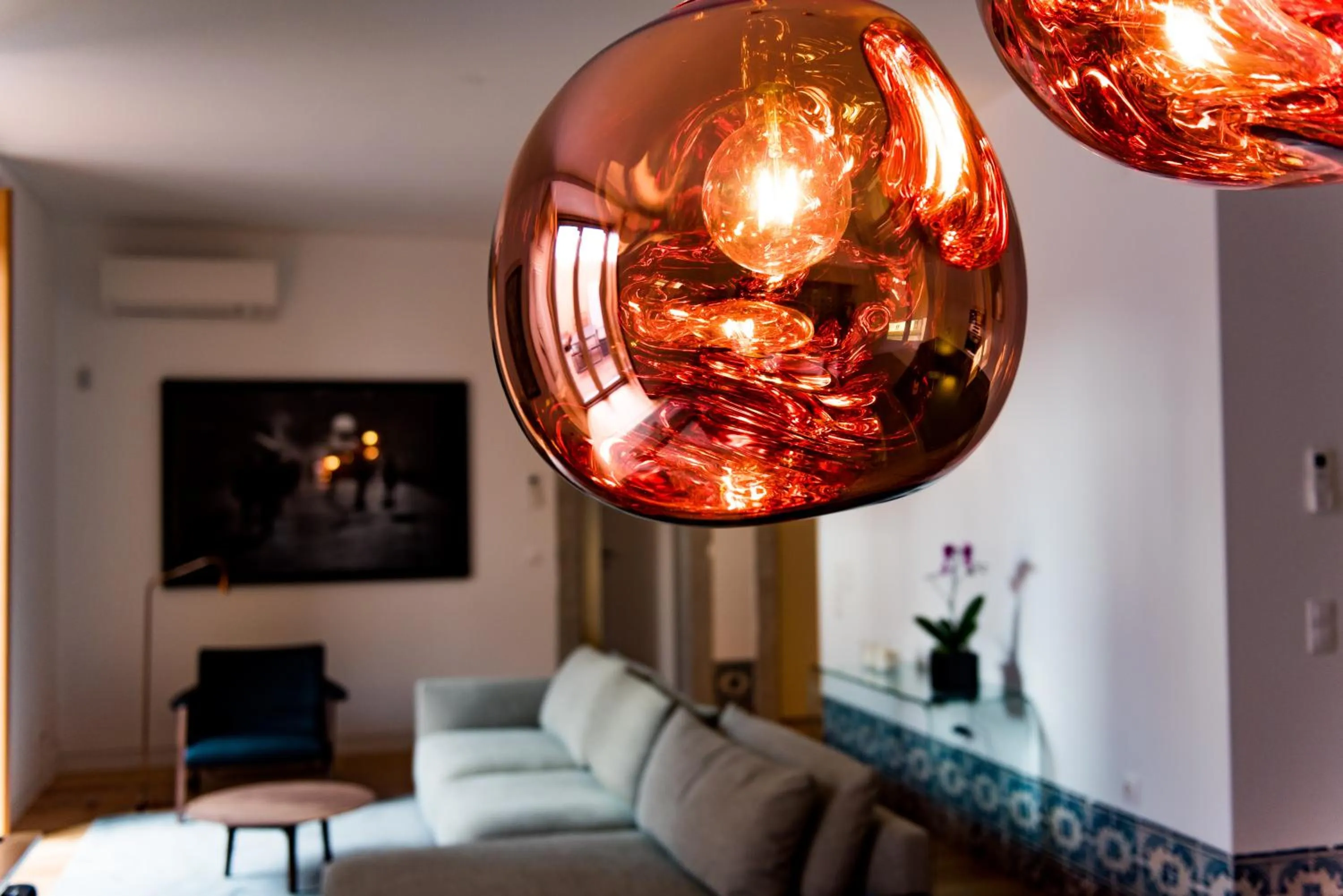 Living room in Flora Chiado Apartments