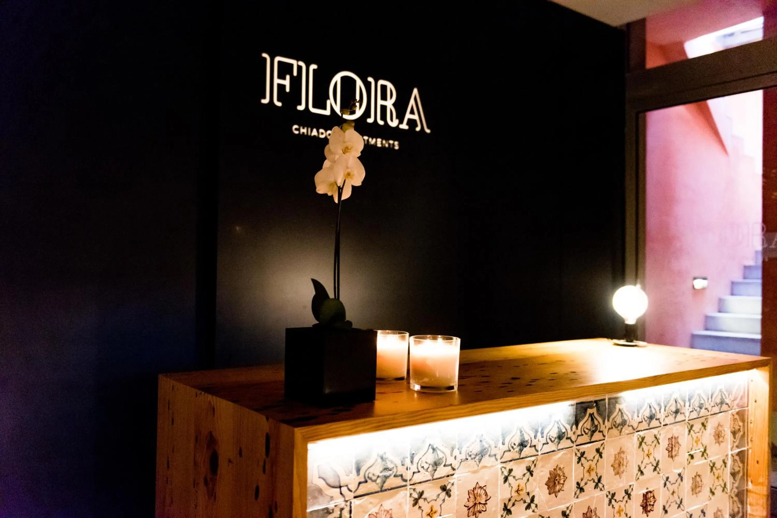 Lobby or reception in Flora Chiado Apartments