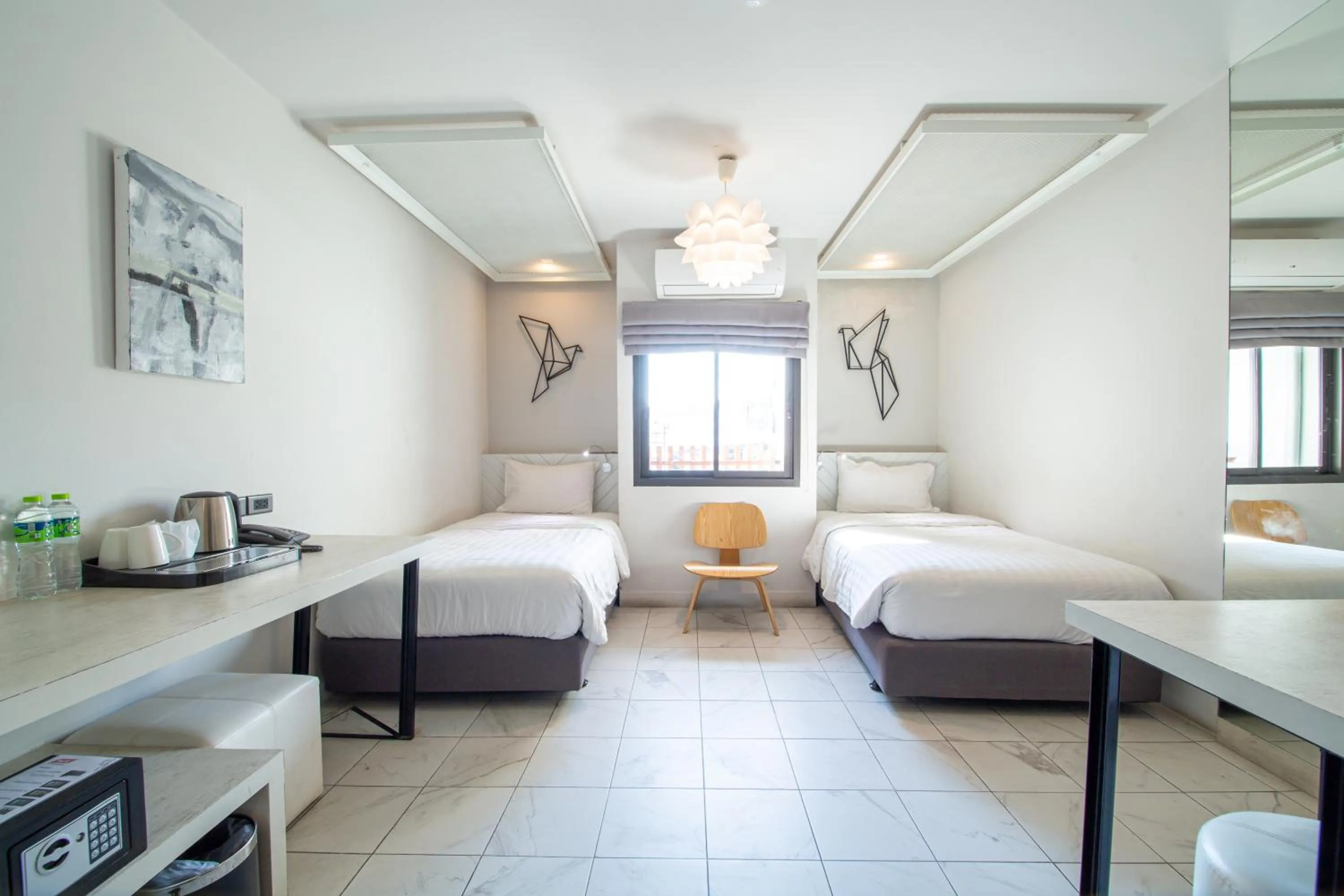 Photo of the whole room, Bed in WE Terminal Hotel