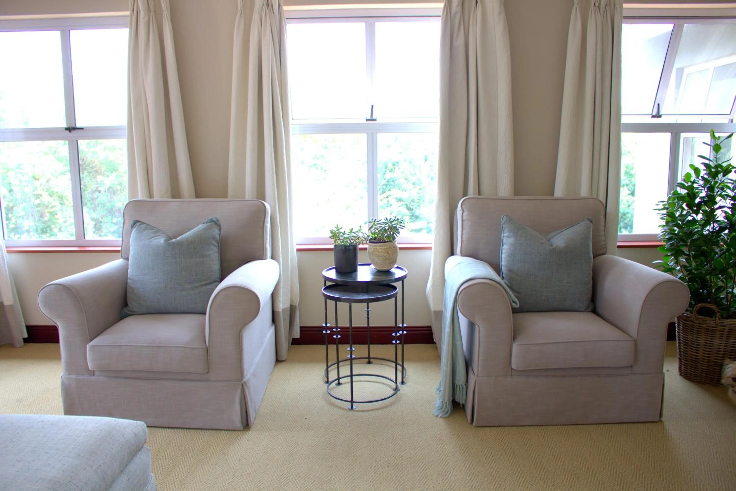 Living room in Wild Olive Executive Suite