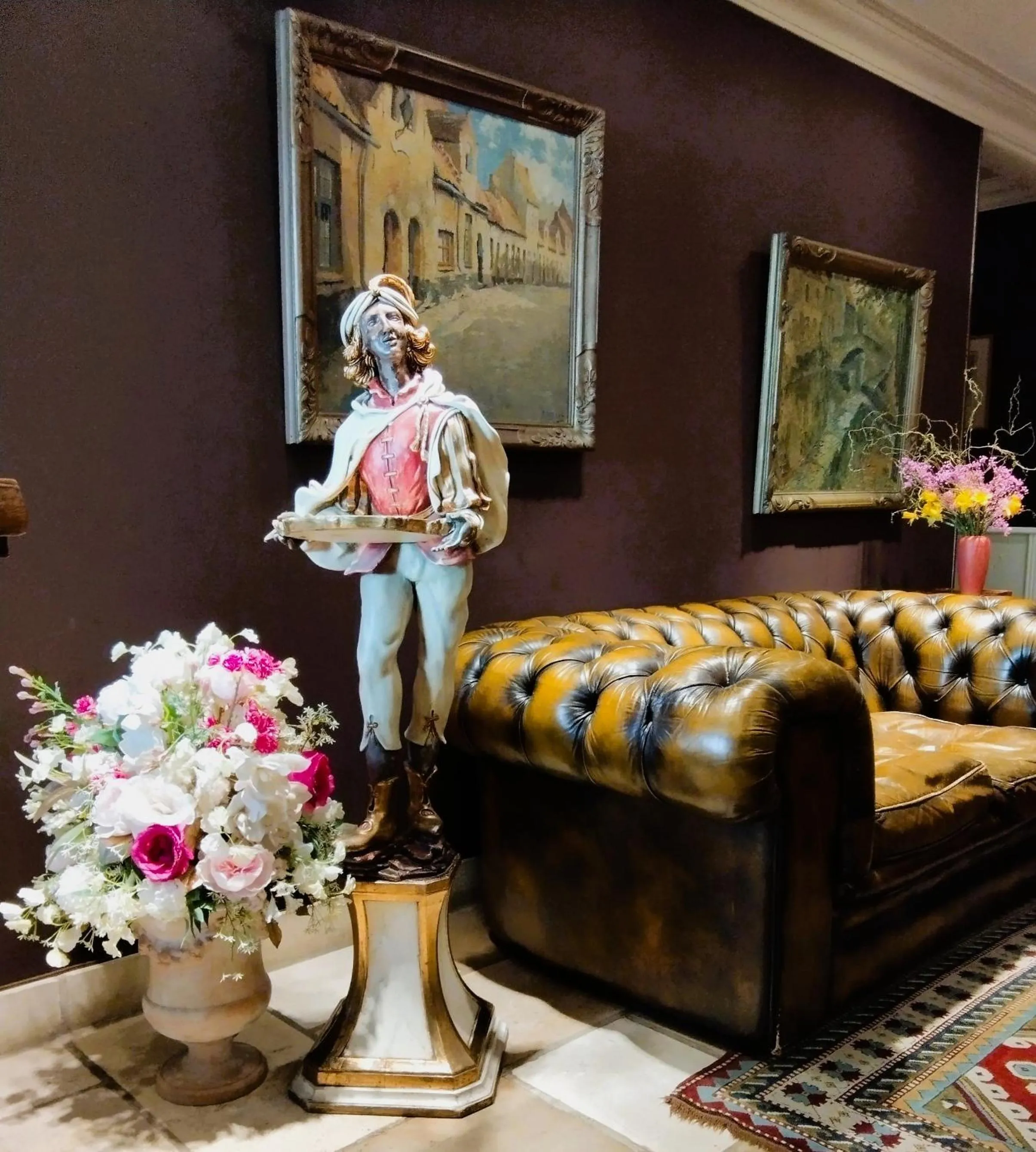 Lobby or reception in Boutique Hotel Die Swaene