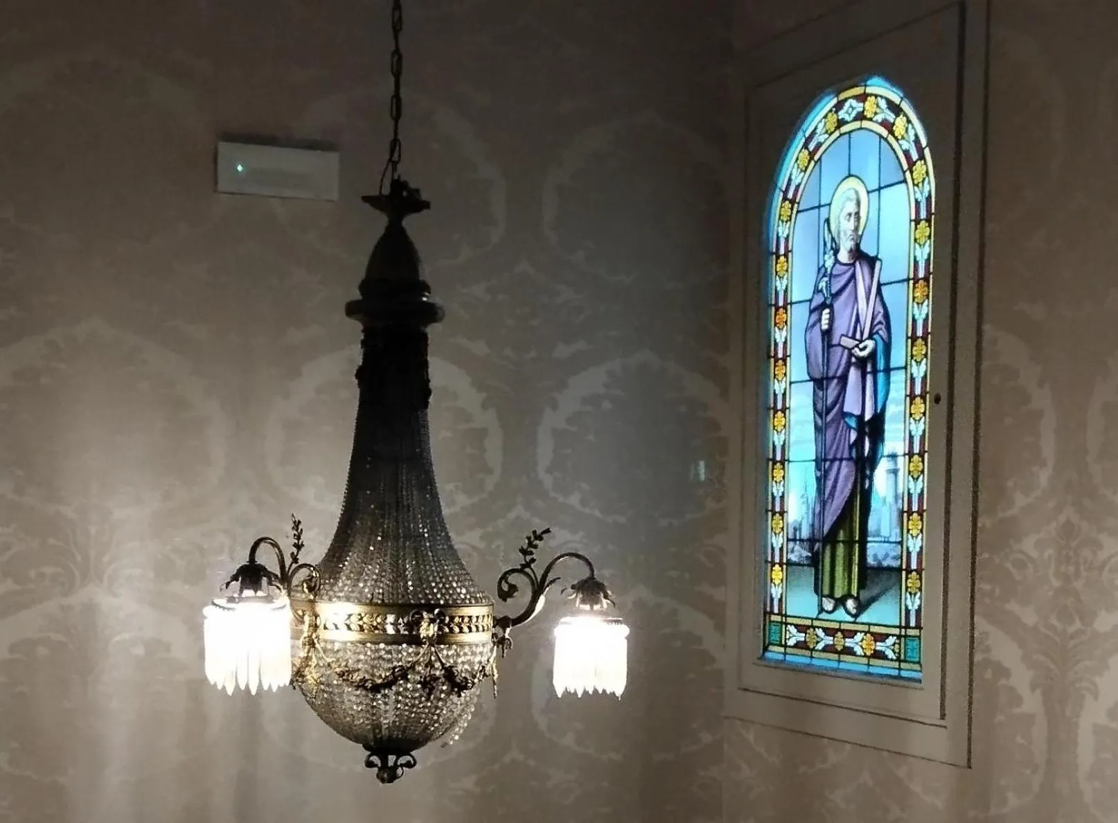 Decorative detail in Boutique Hotel Die Swaene