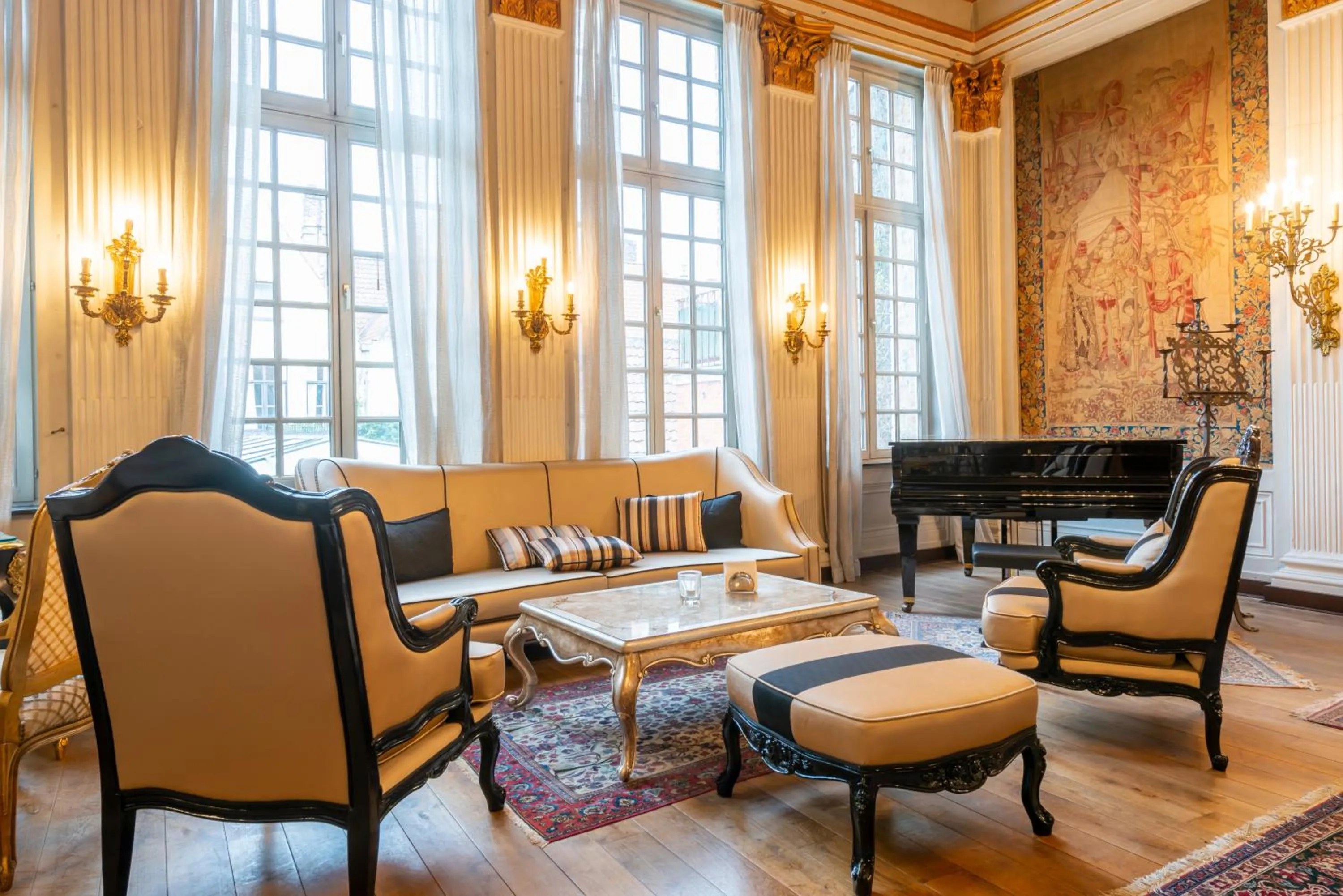 Lounge or bar in Boutique Hotel Die Swaene