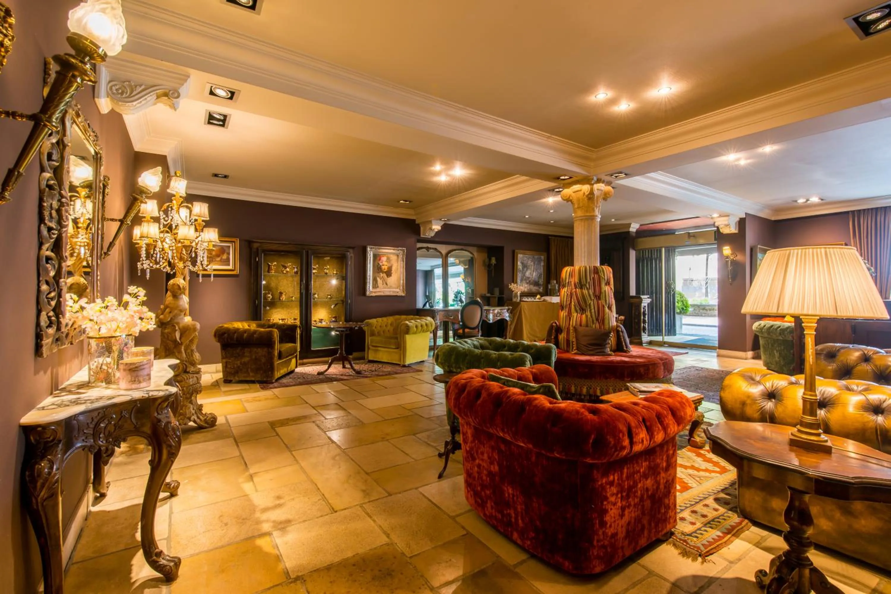 Lobby or reception in Boutique Hotel Die Swaene