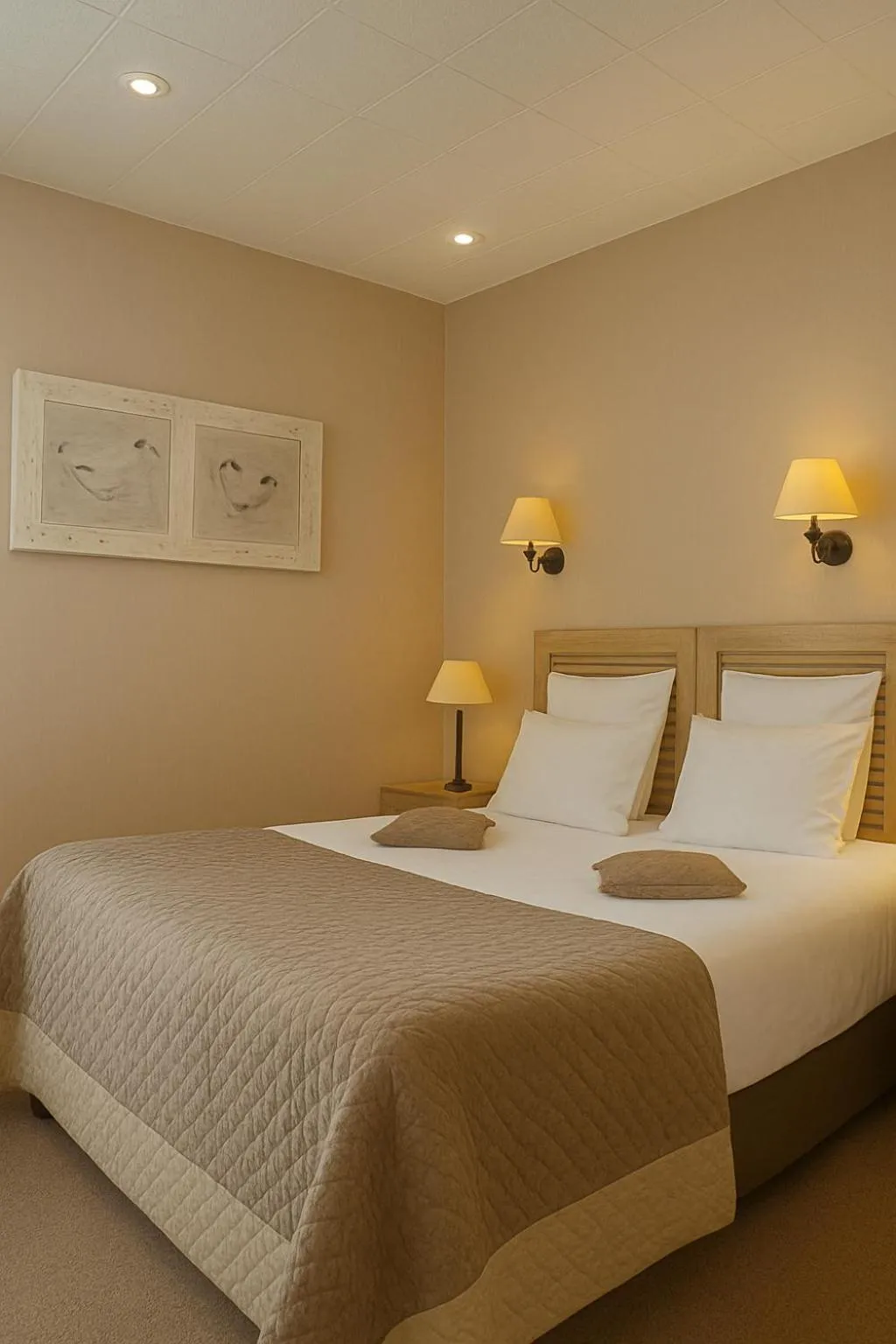 Bedroom, Bed in Cit'Hotel des Messageries