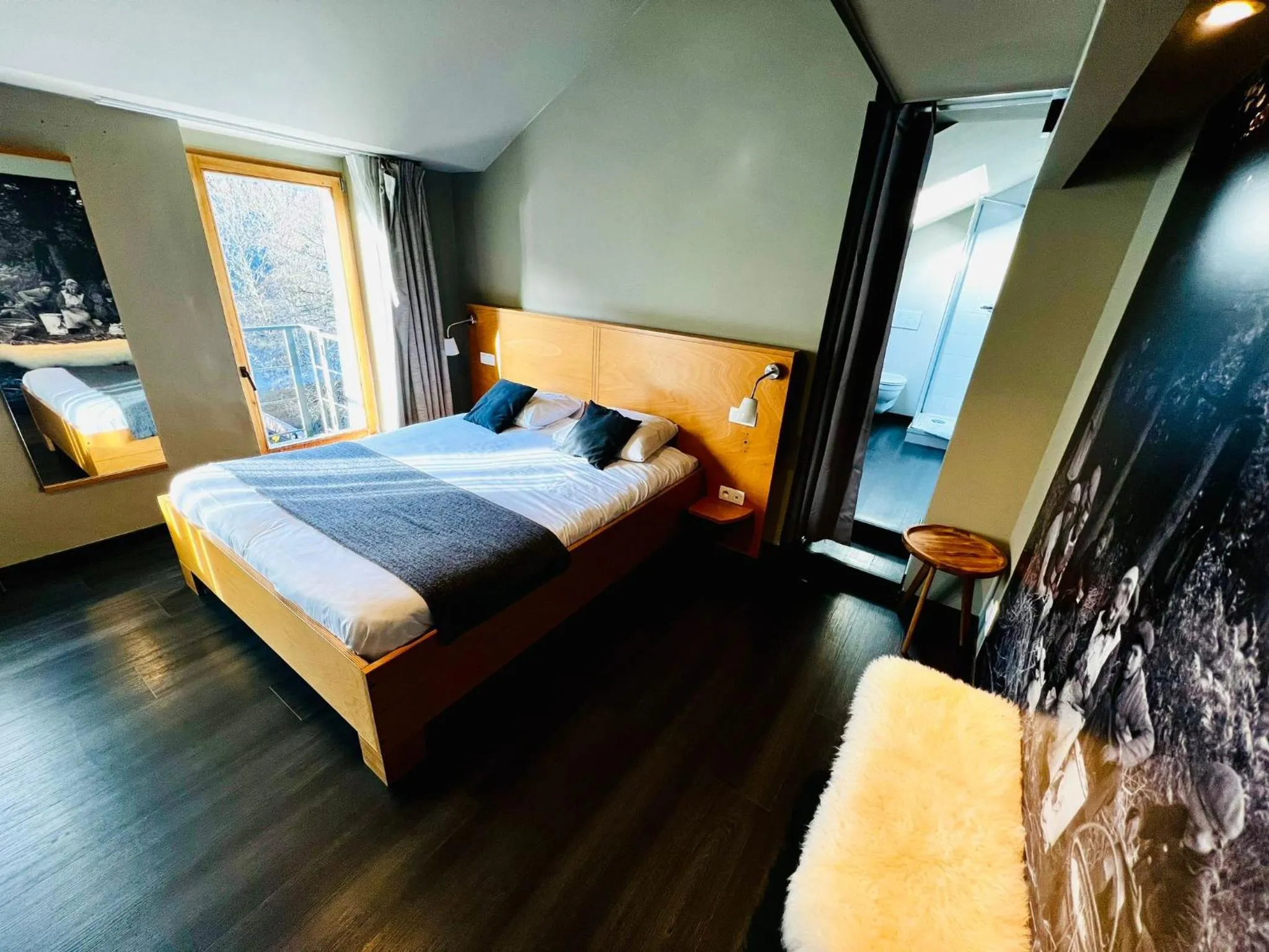 Bed in Hôtel Val de Poix- Logis Hôtel Restaurant