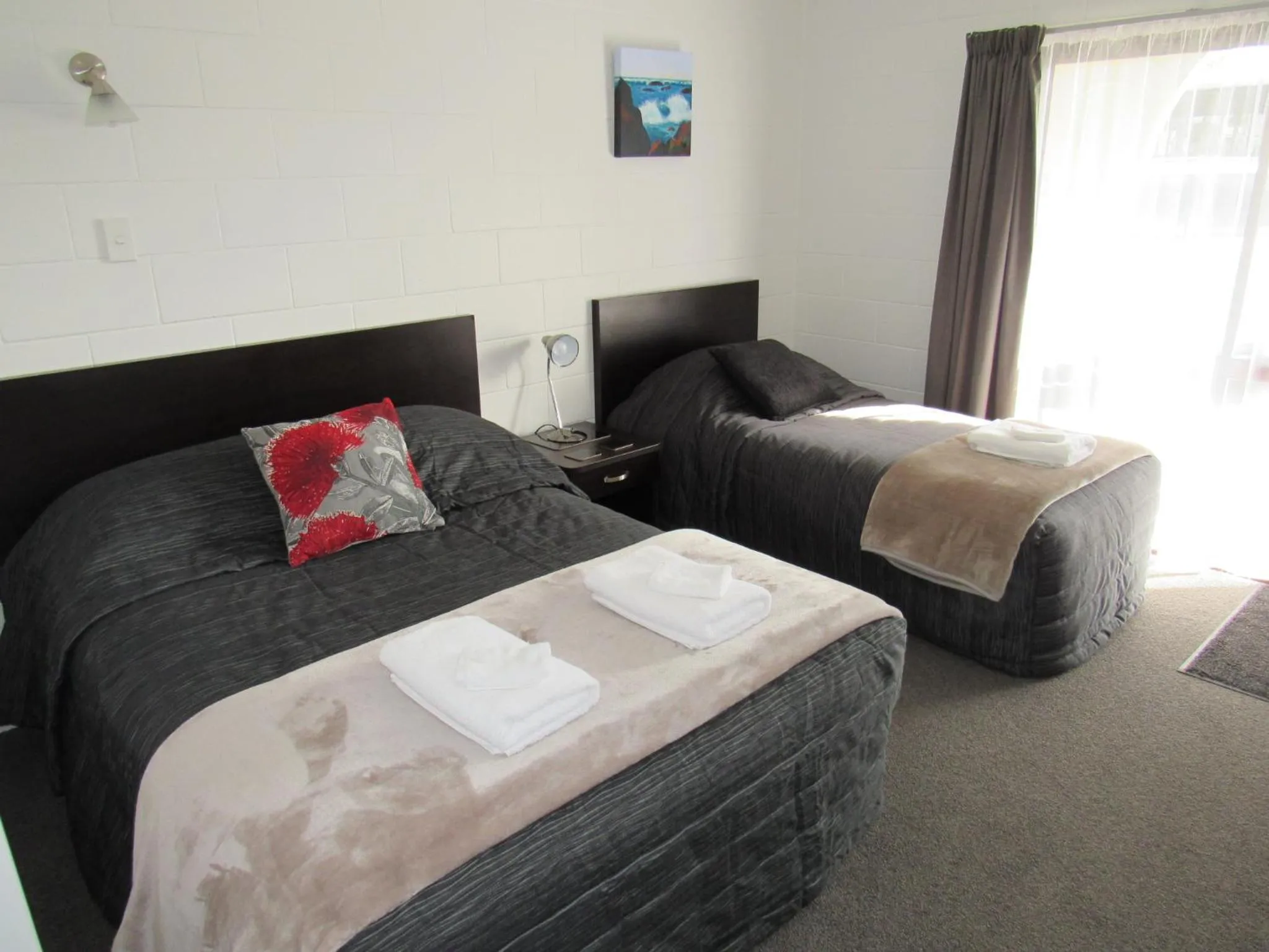 Bed in Matador Motel