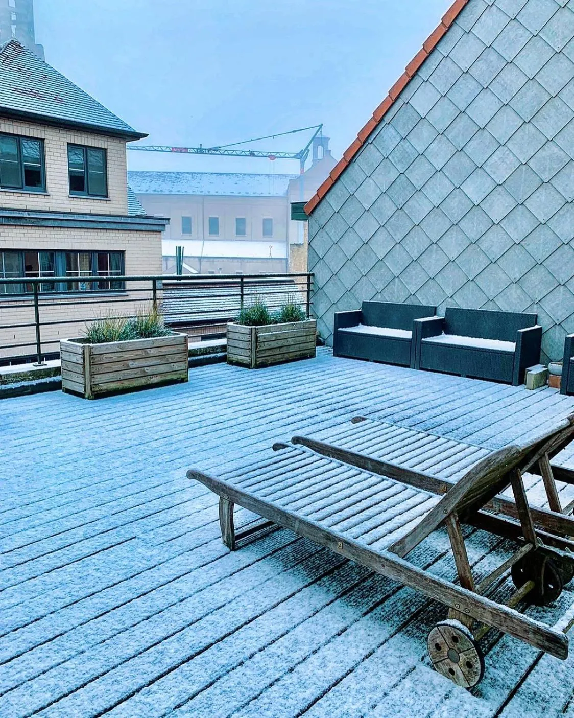 Balcony/Terrace in Hotel Prins Boudewijn