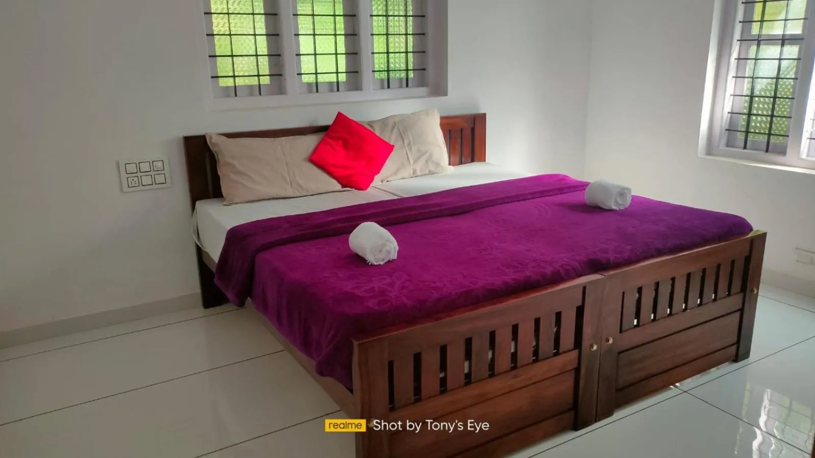 Bed in Gooseberry Family Retreats - Wayanad by KARAPUZHA RESORTS