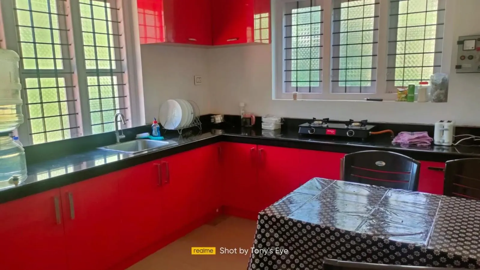 Kitchen or kitchenette in Gooseberry Family Retreats - Wayanad by KARAPUZHA RESORTS