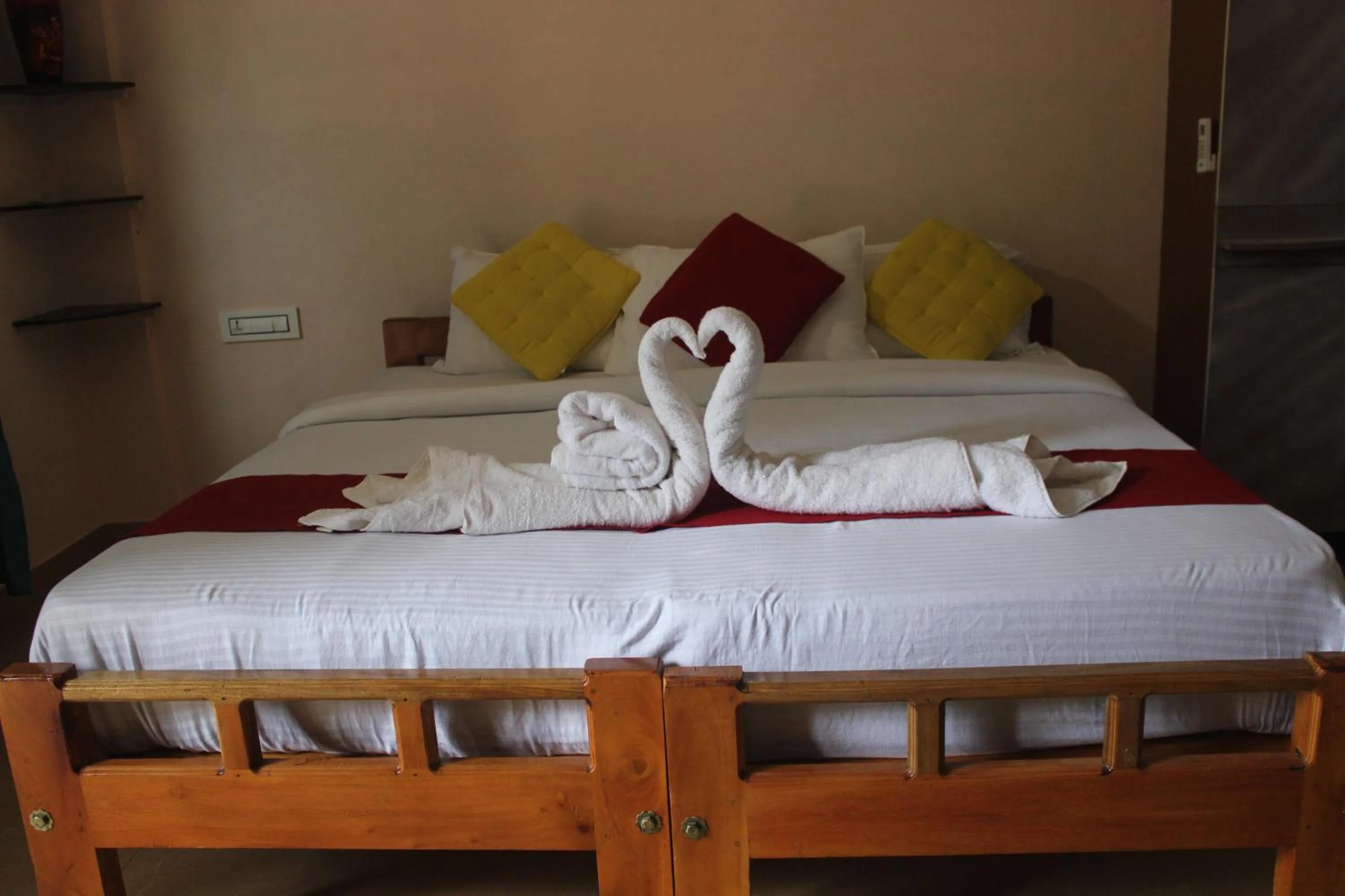 Bed in Gooseberry Family Retreats - Wayanad by KARAPUZHA RESORTS