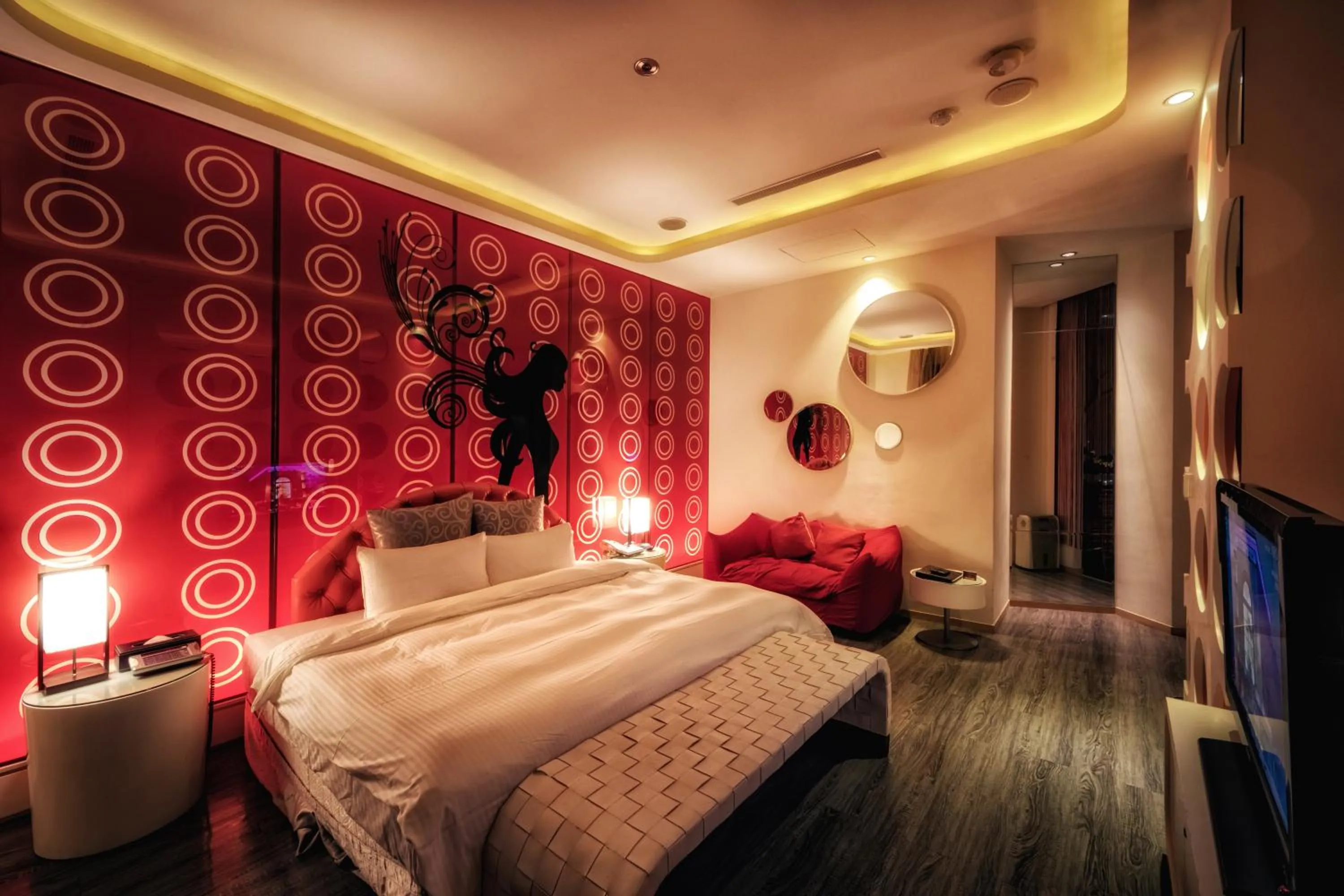 Bed in Bali Motel - Zhongli