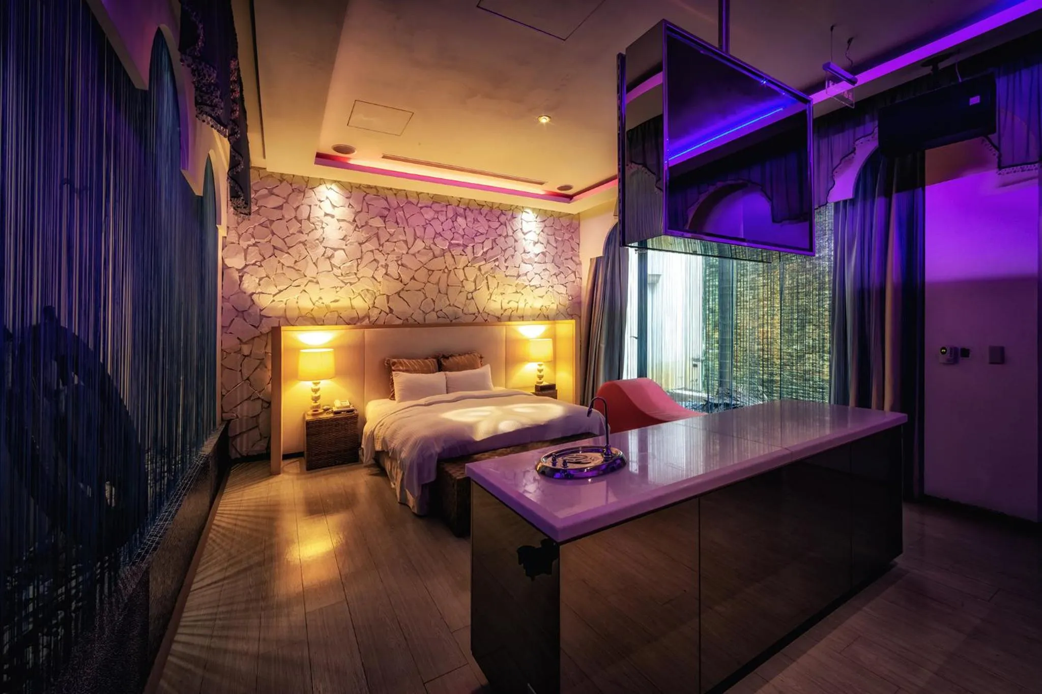 Bed in Bali Motel - Zhongli