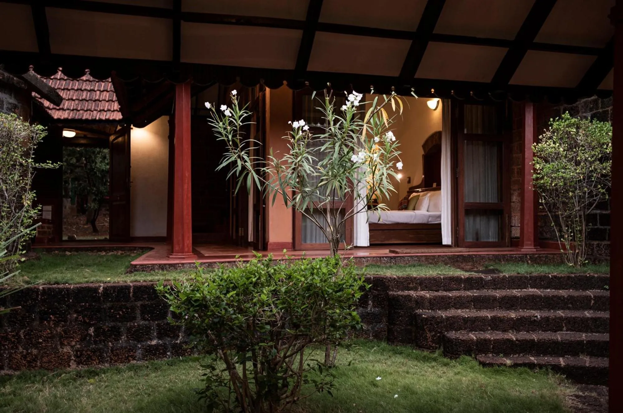 Garden view in SwaSwara Wellness - A CGH Earth Experience, Gokarna