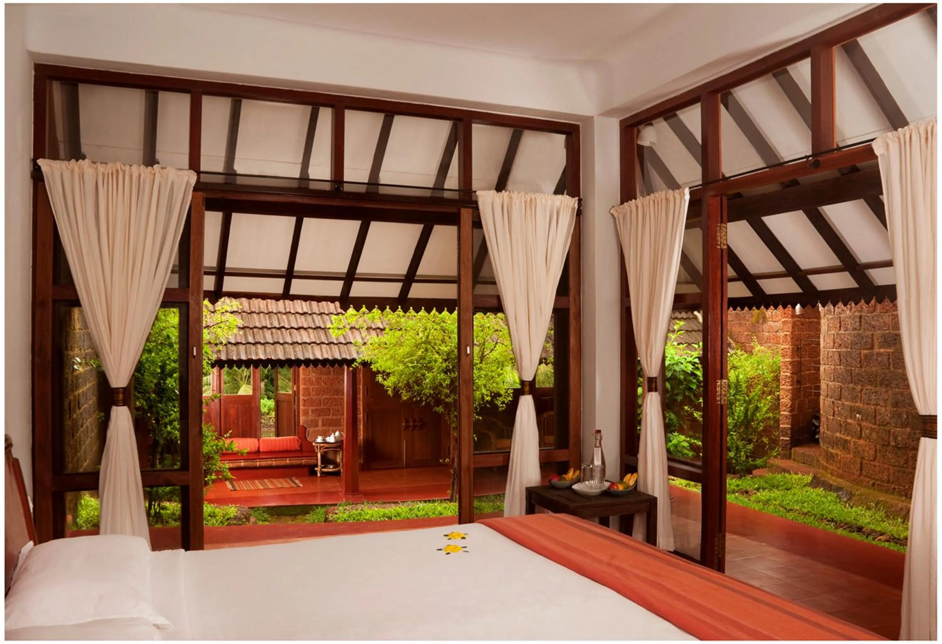 Bedroom, Bed in SwaSwara Wellness - A CGH Earth Experience, Gokarna