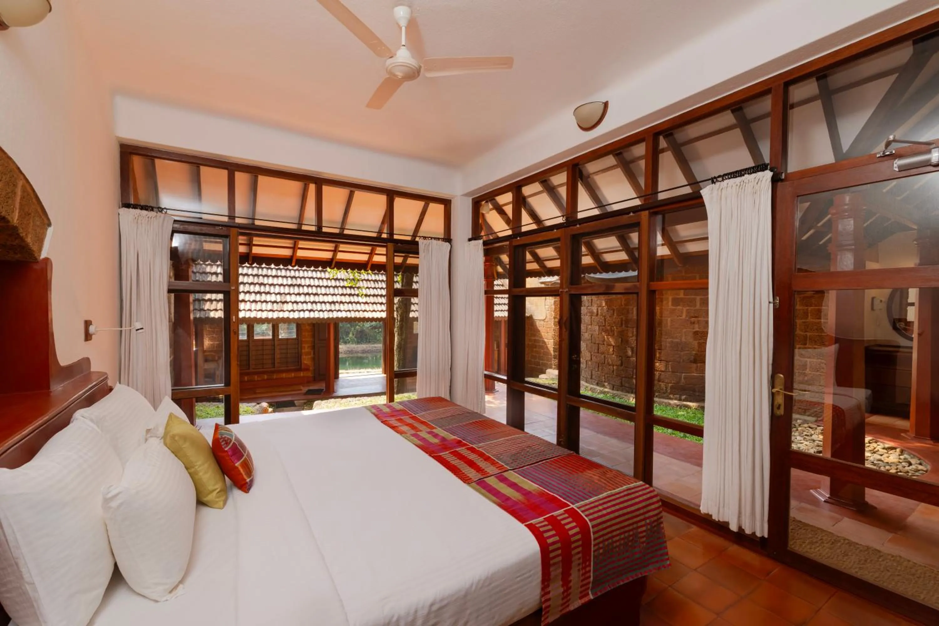 Bed in SwaSwara Wellness - A CGH Earth Experience, Gokarna