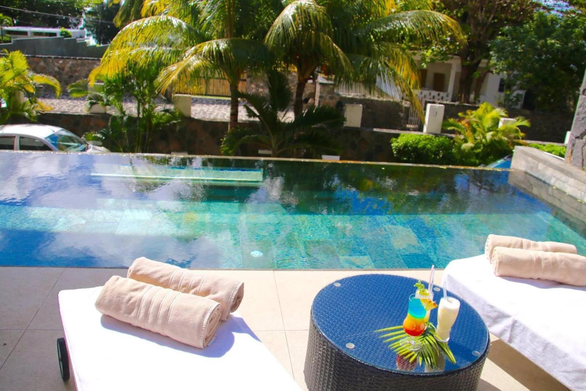 Pool view in Nitzana Residences & Restaurant