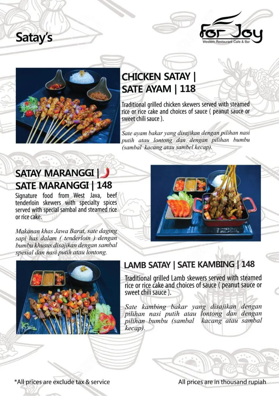 Food in Forbis Hotel